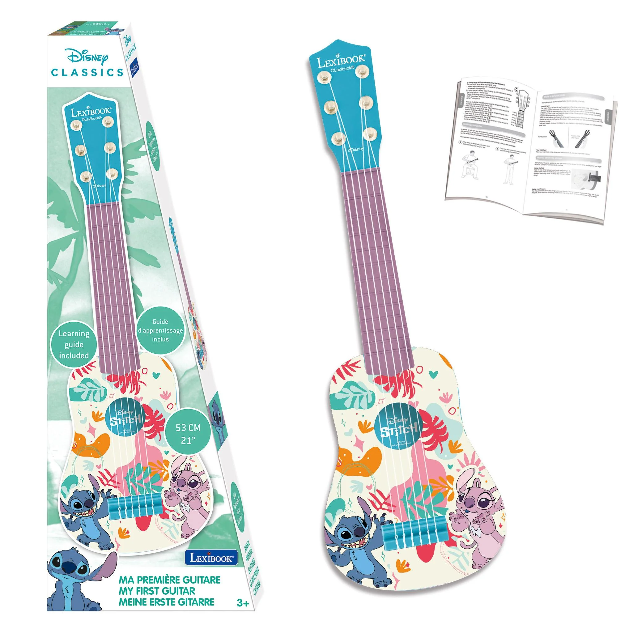 Disney Stitch Themed Plastic Guitar for Young Musicians - Image 4