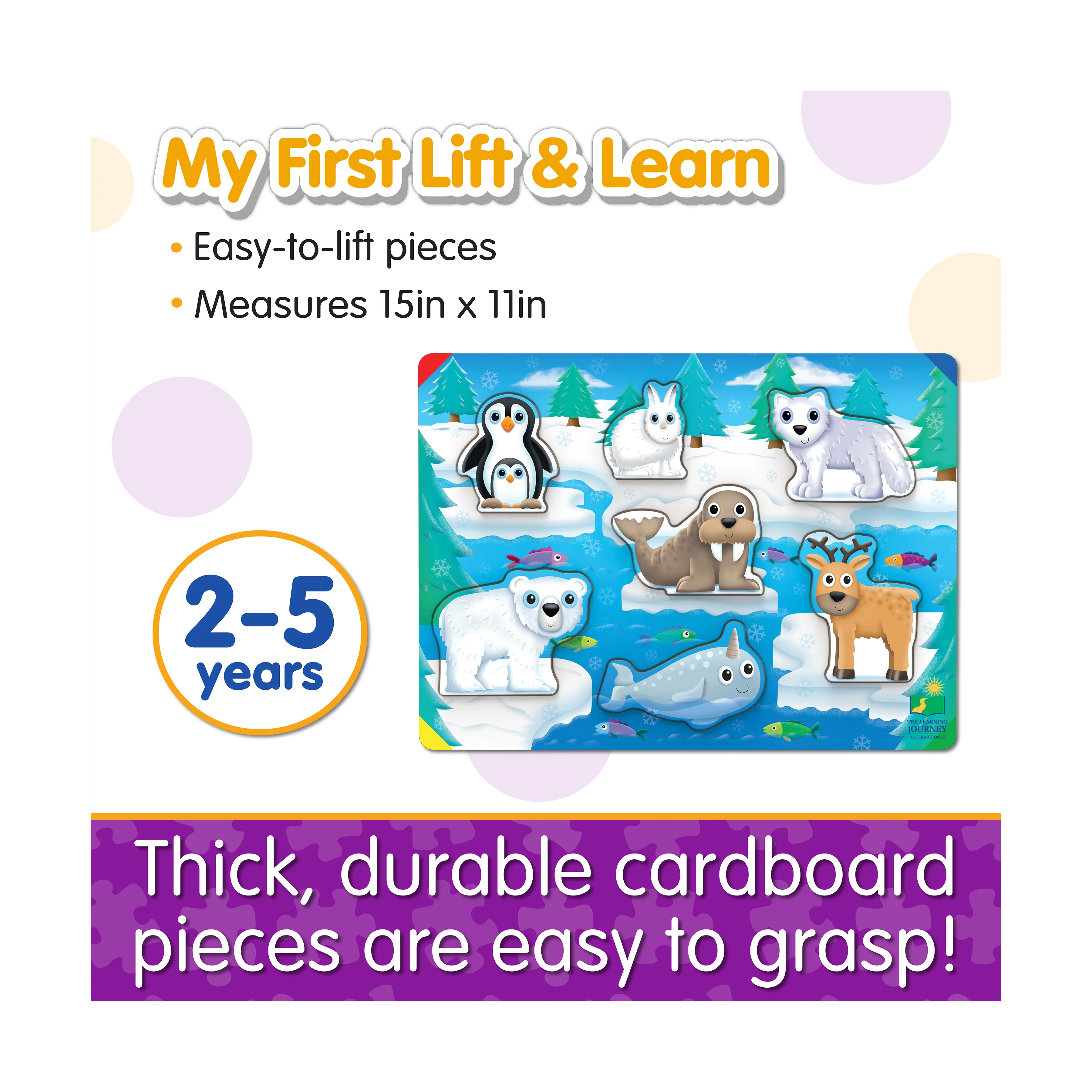 My First Lift & Learn Arctic Puzzle - 7 pc - Image 5