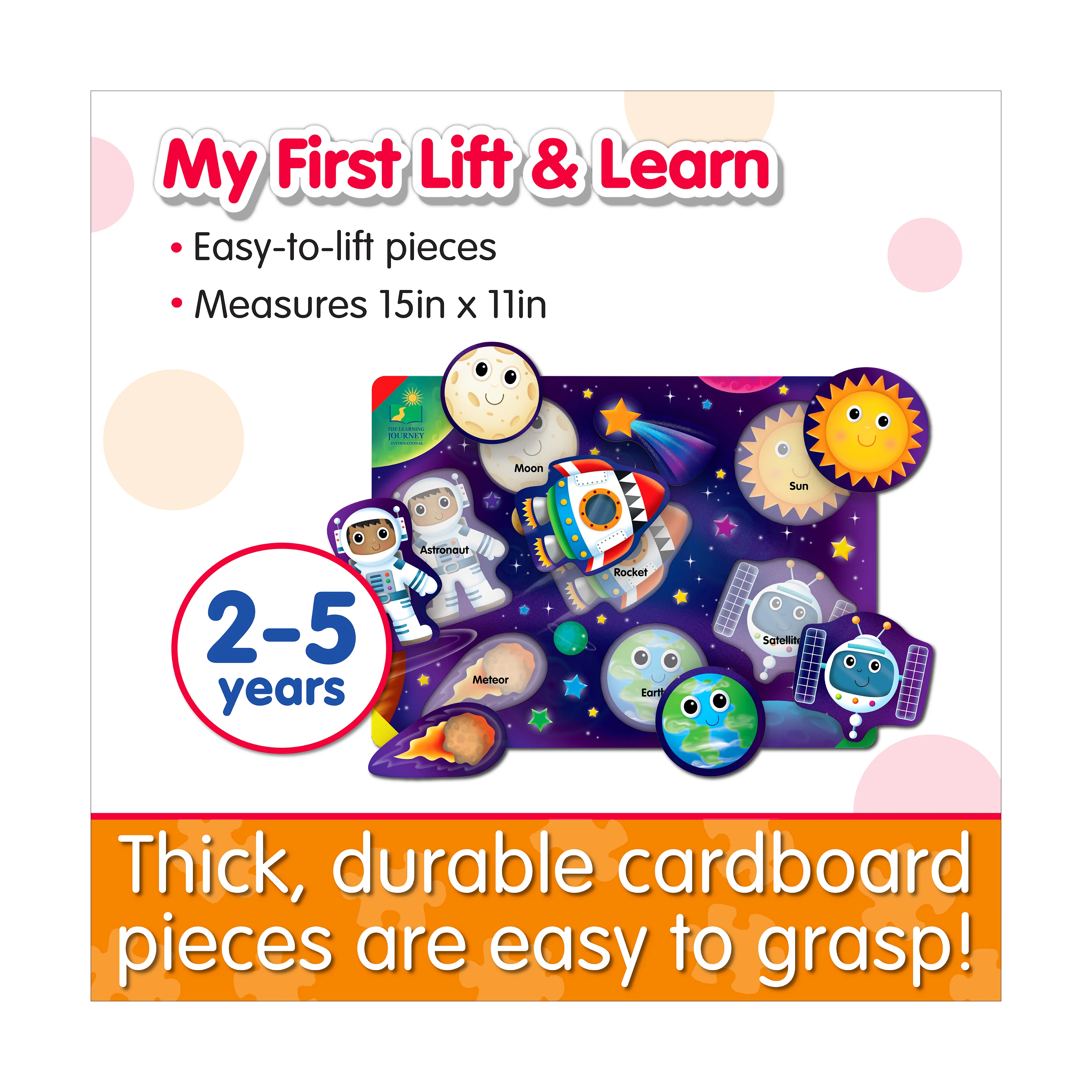 My First Lift & Learn Space Exploration Puzzle - 8 pc - Image 5