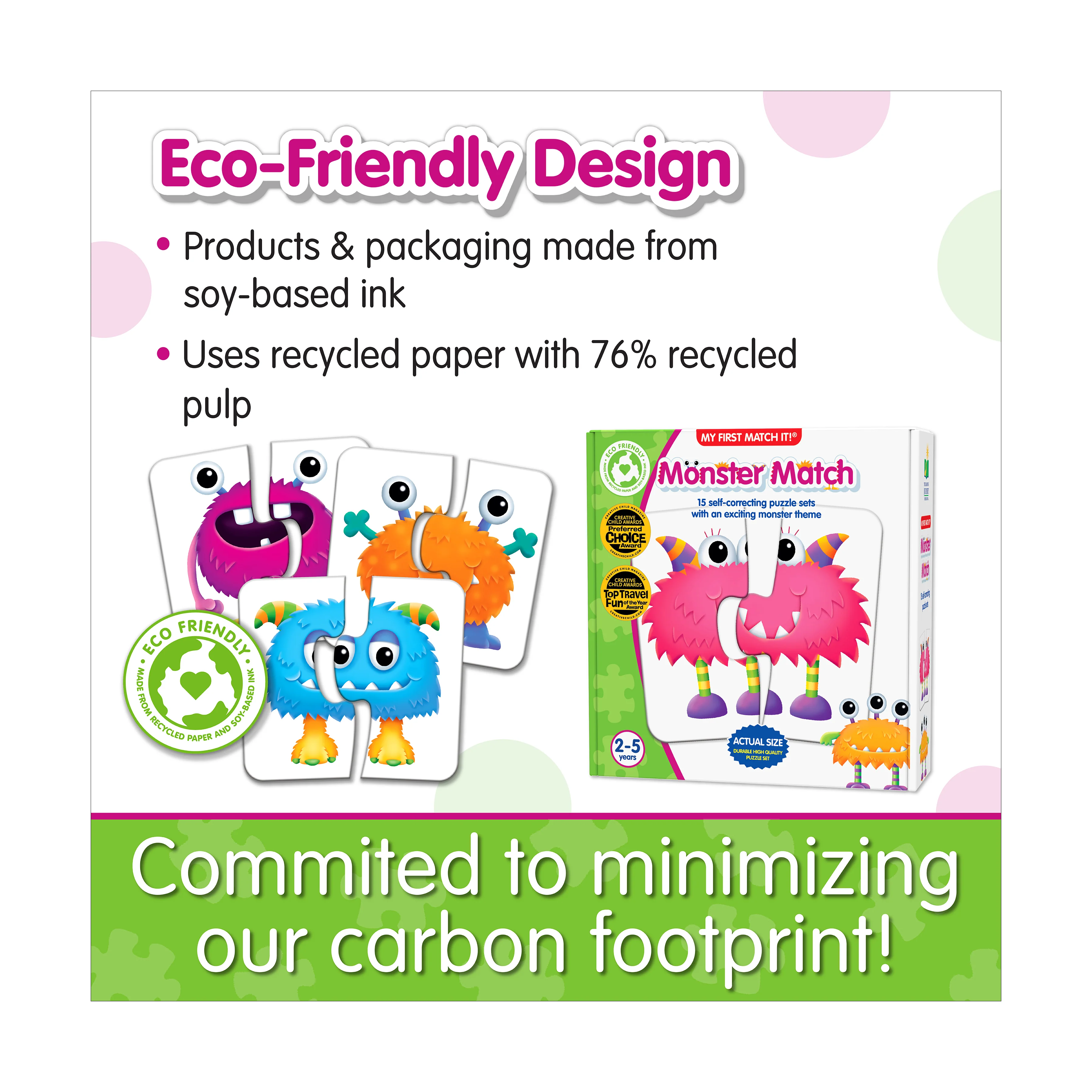 My First Match It! - Monster Match - Colorful Puzzle Game - Image 5