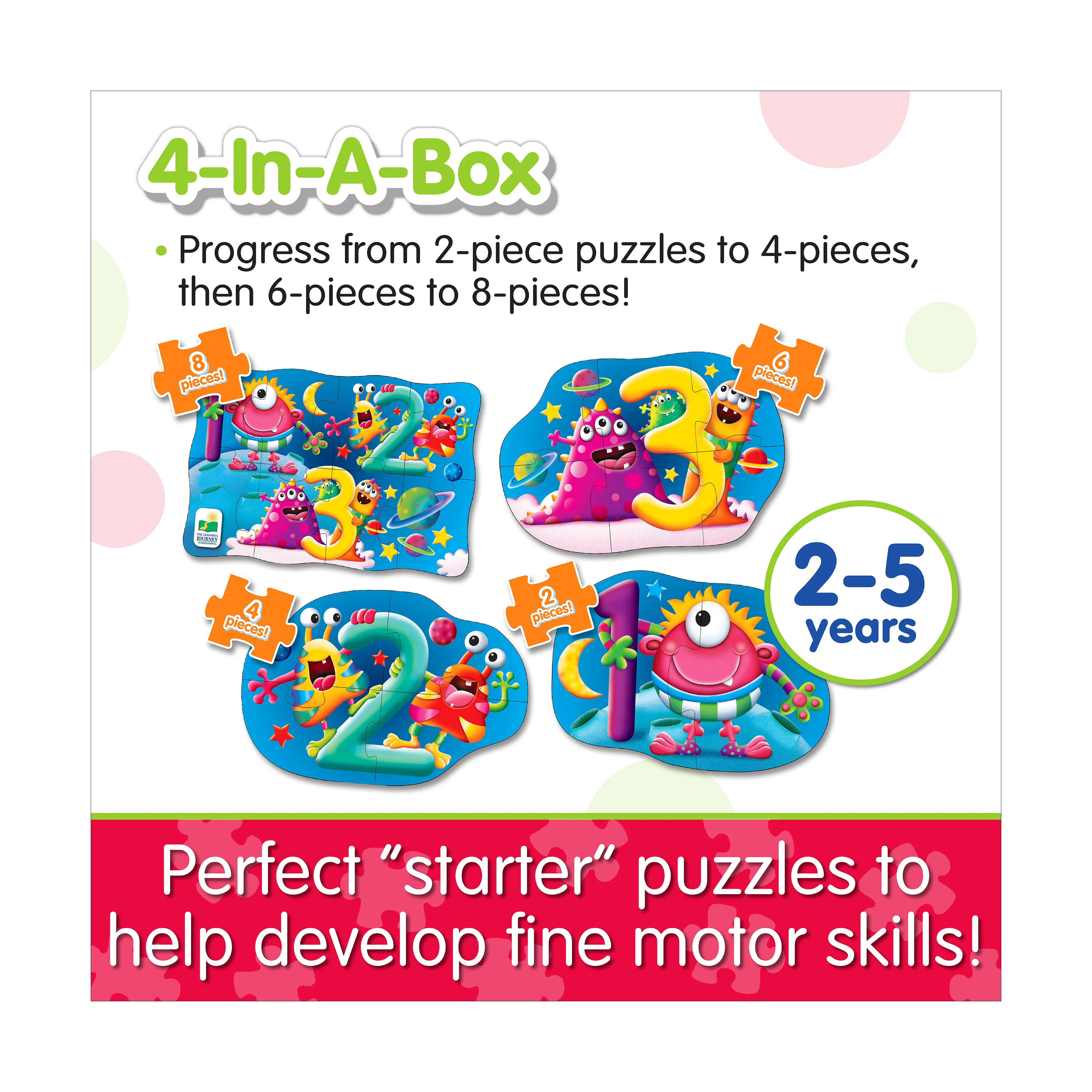 My First Puzzles Space Numbers 4-Pack Jigsaw Set - Image 5