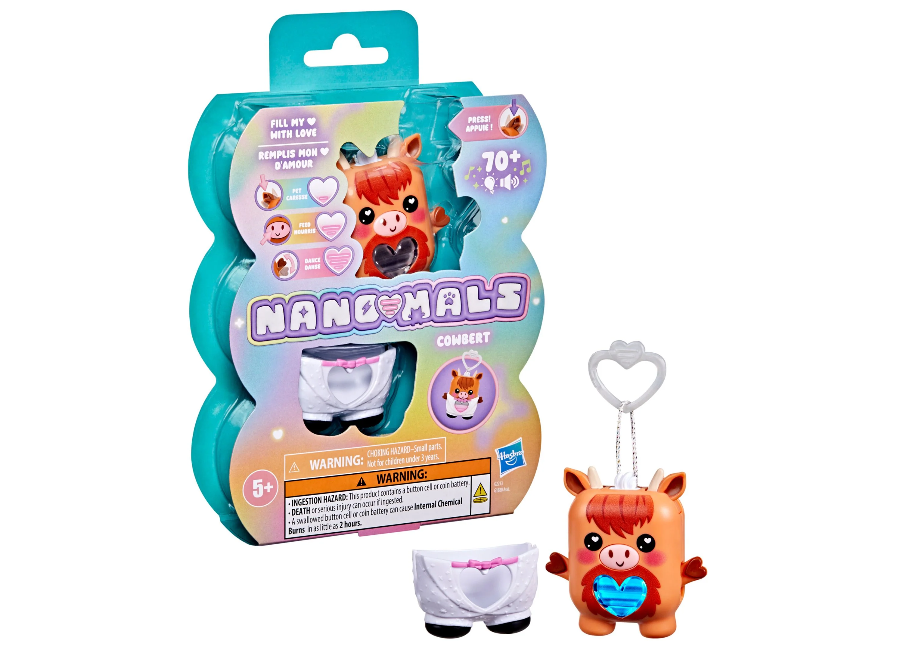 Nano-Mals Hasbro Cowbert The Highland Cow Interactive Pet Toy - Image 4