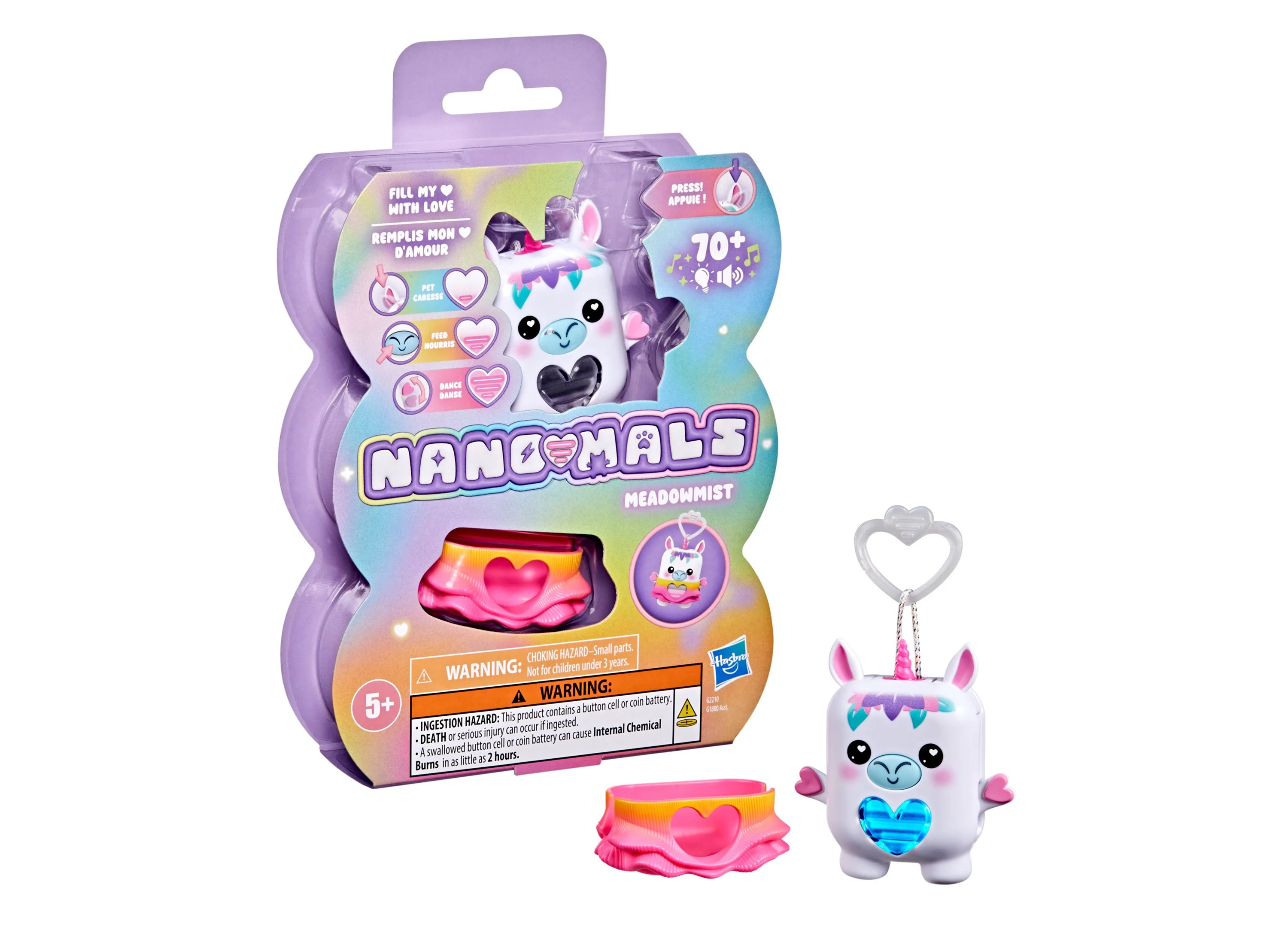 Nano-Mals Hasbro Meadowmist Unicorn Interactive Electronic Pet - Image 3