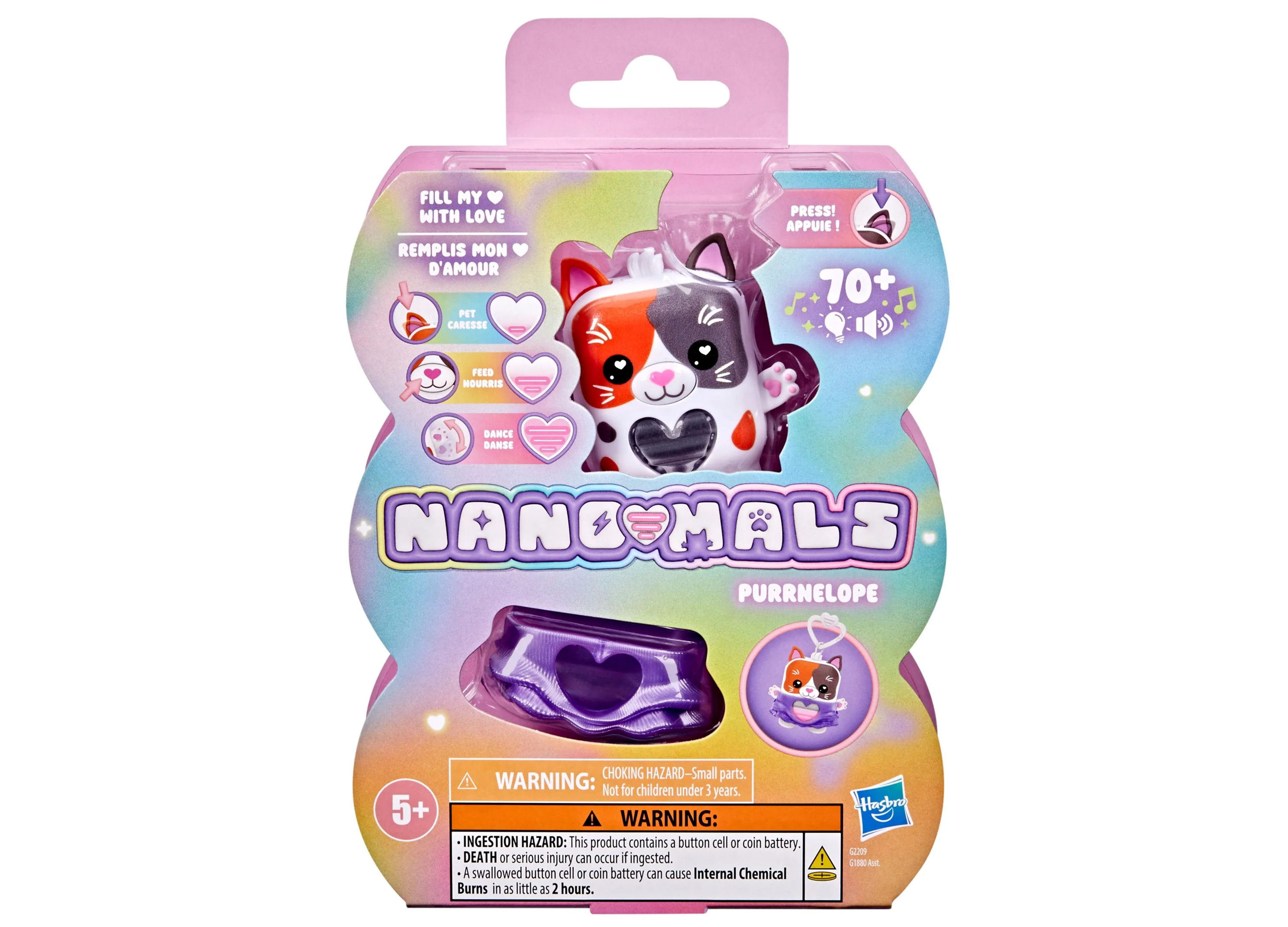 Nano-Mals Hasbro Purrnelope The Calico Kitty Interactive Electronic Pet - Image 2