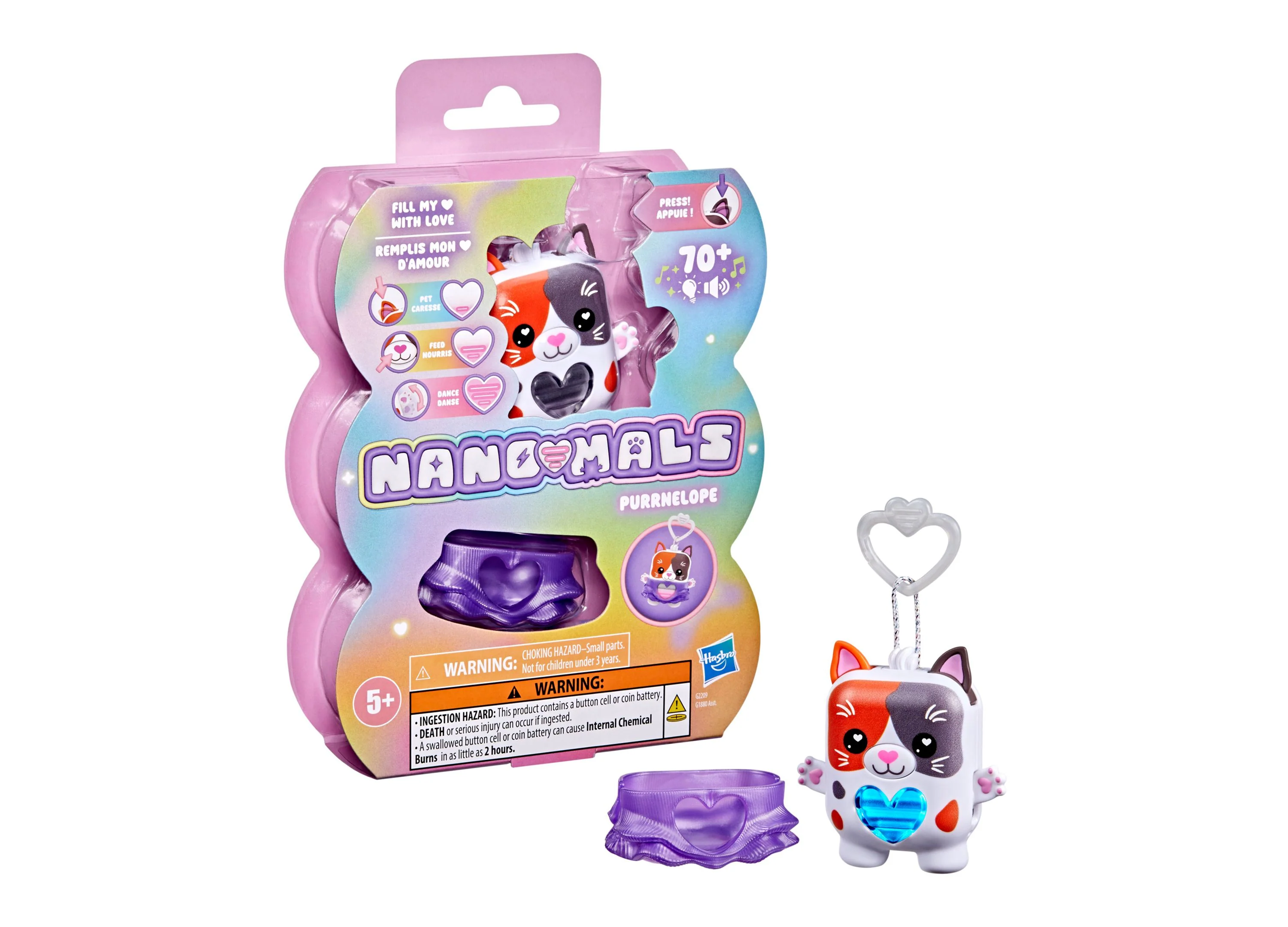 Nano-Mals Hasbro Purrnelope The Calico Kitty Interactive Electronic Pet - Image 6