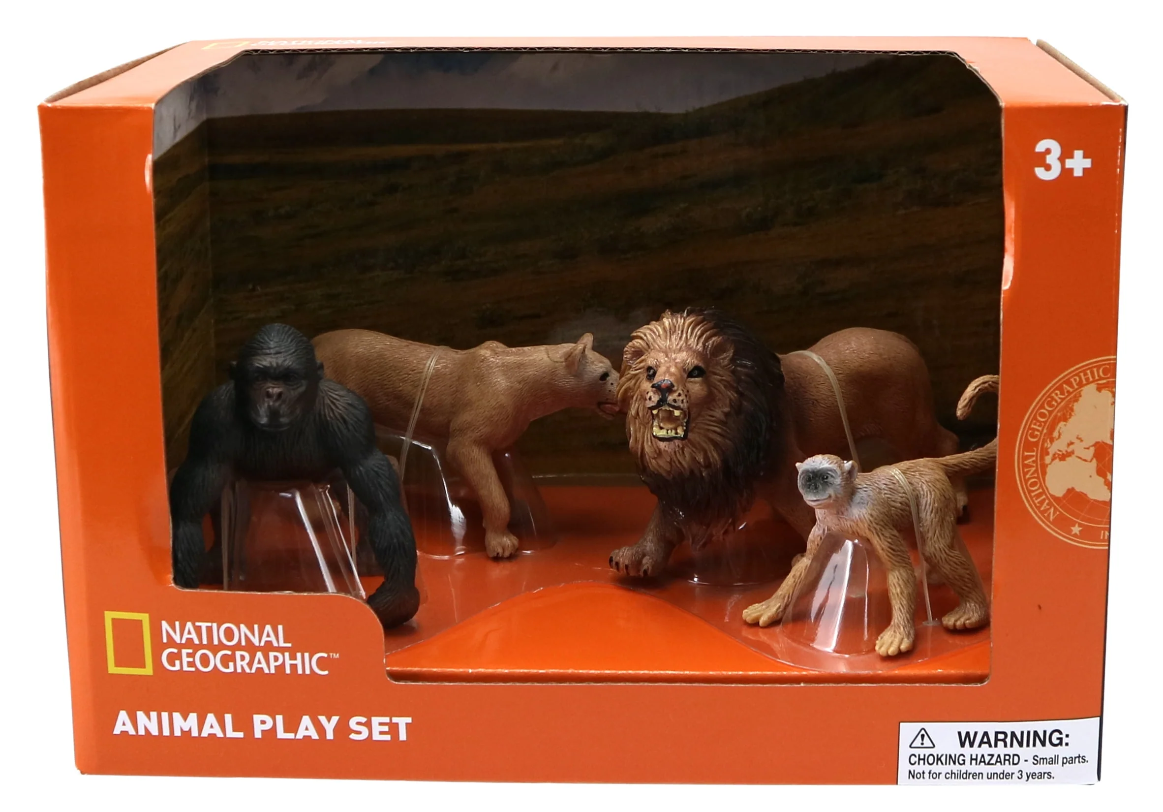 National Geographic Jungle Majesty Figurine Playset, 4 pc