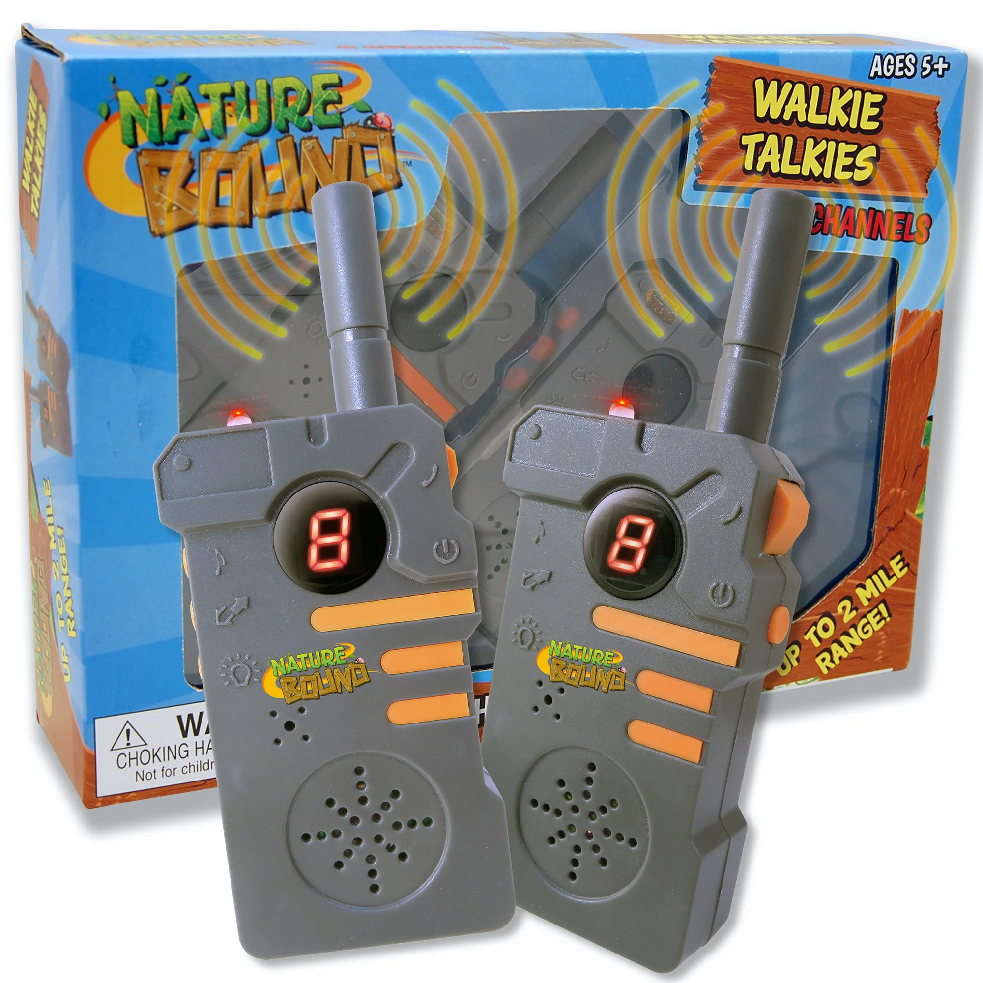 Nature Bound Walkie Talkies for Kids - Outdoor Adventure Set