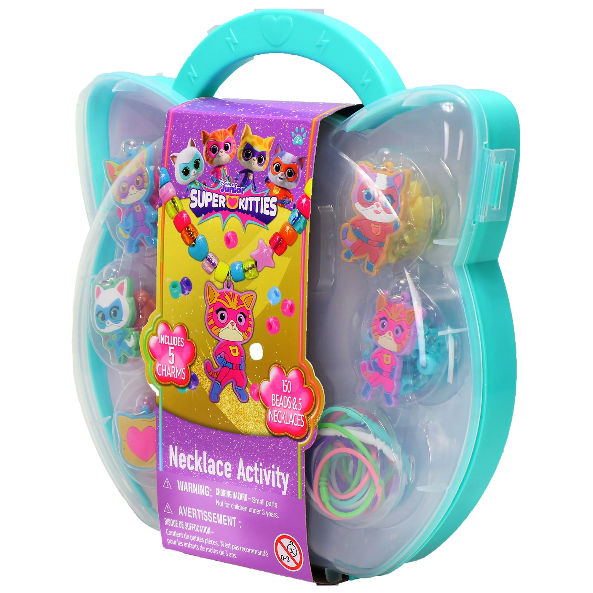 Super Kitties Bead & Charm Necklace Activity Set – 161 Pieces - Image 5
