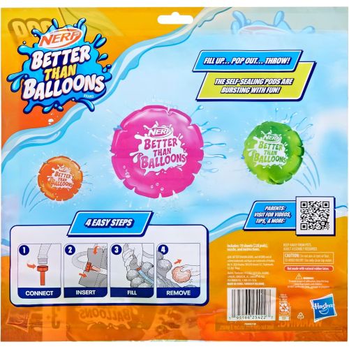 Nerf Better Than Balloons Splash-tastic Water Play Pods - Image 3