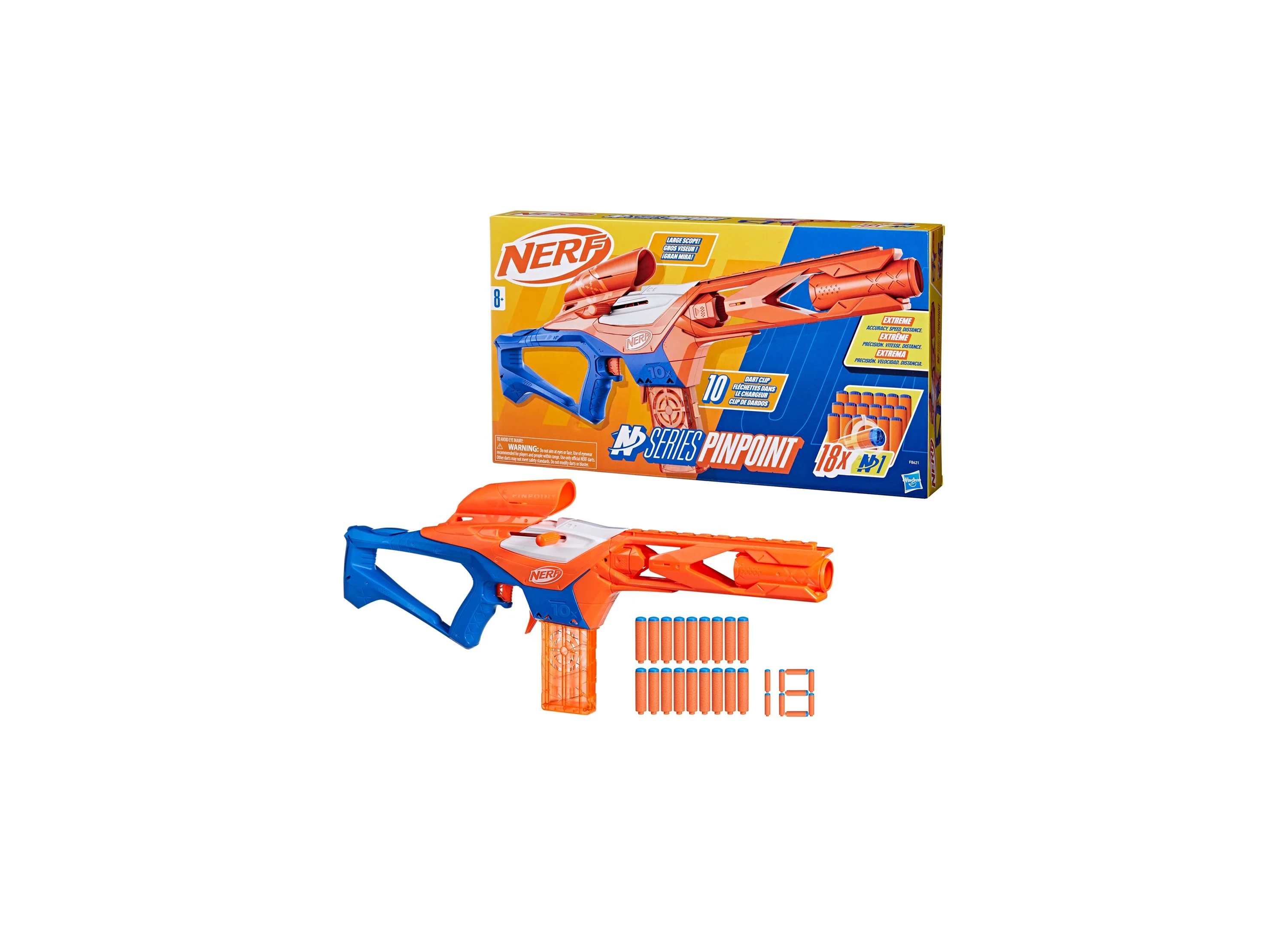 Nerf N Series Pinpoint Tactical Foam Dart Blaster - Image 4