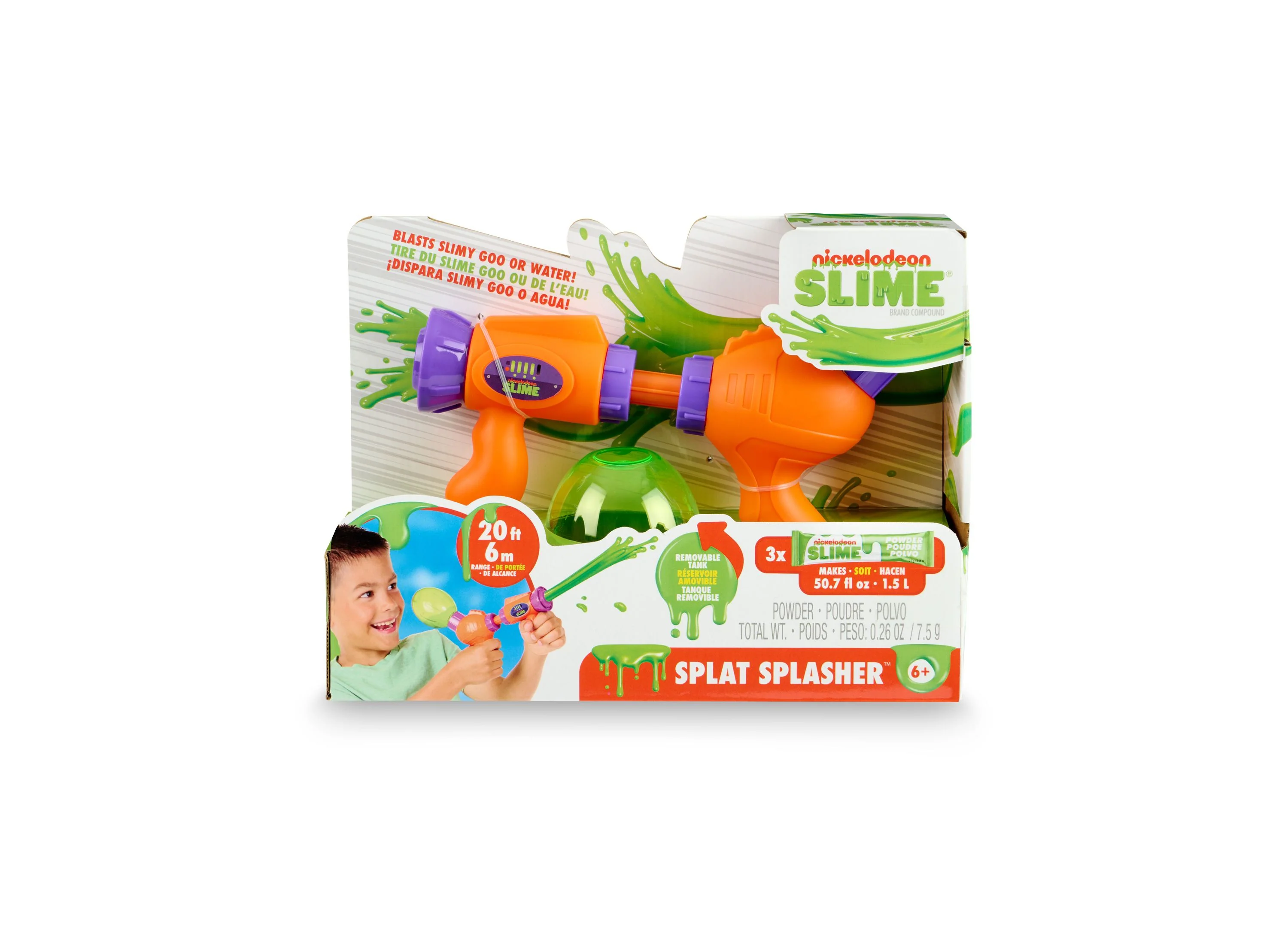 Nerf Nickelodeon Slime Blaster - Outdoor Splat Splasher Toy - Image 3