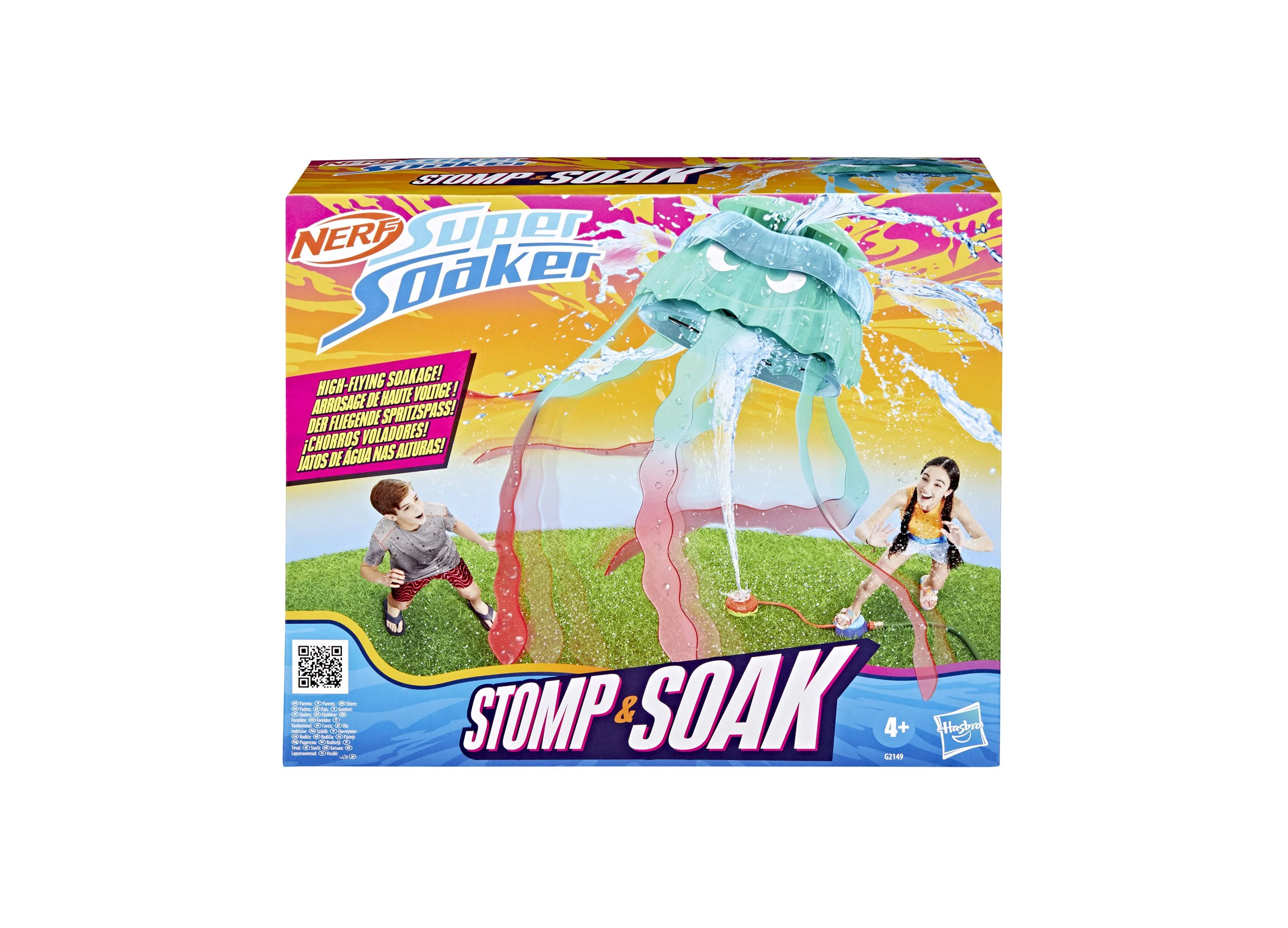 Nerf Super Soaker Stomp And Soak Jellyfish Water Sprinkler Toy - Image 3