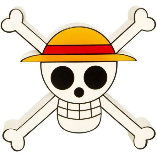 ABYstyle One Piece Battery-Operated 10-inch Skull Lamp - Straw Hat Jolly Roger - Image 5