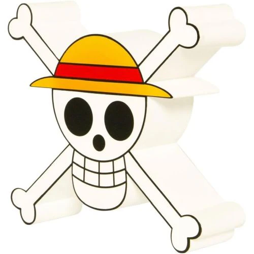 ABYstyle One Piece Battery-Operated 10-inch Skull Lamp - Straw Hat Jolly Roger - Image 6