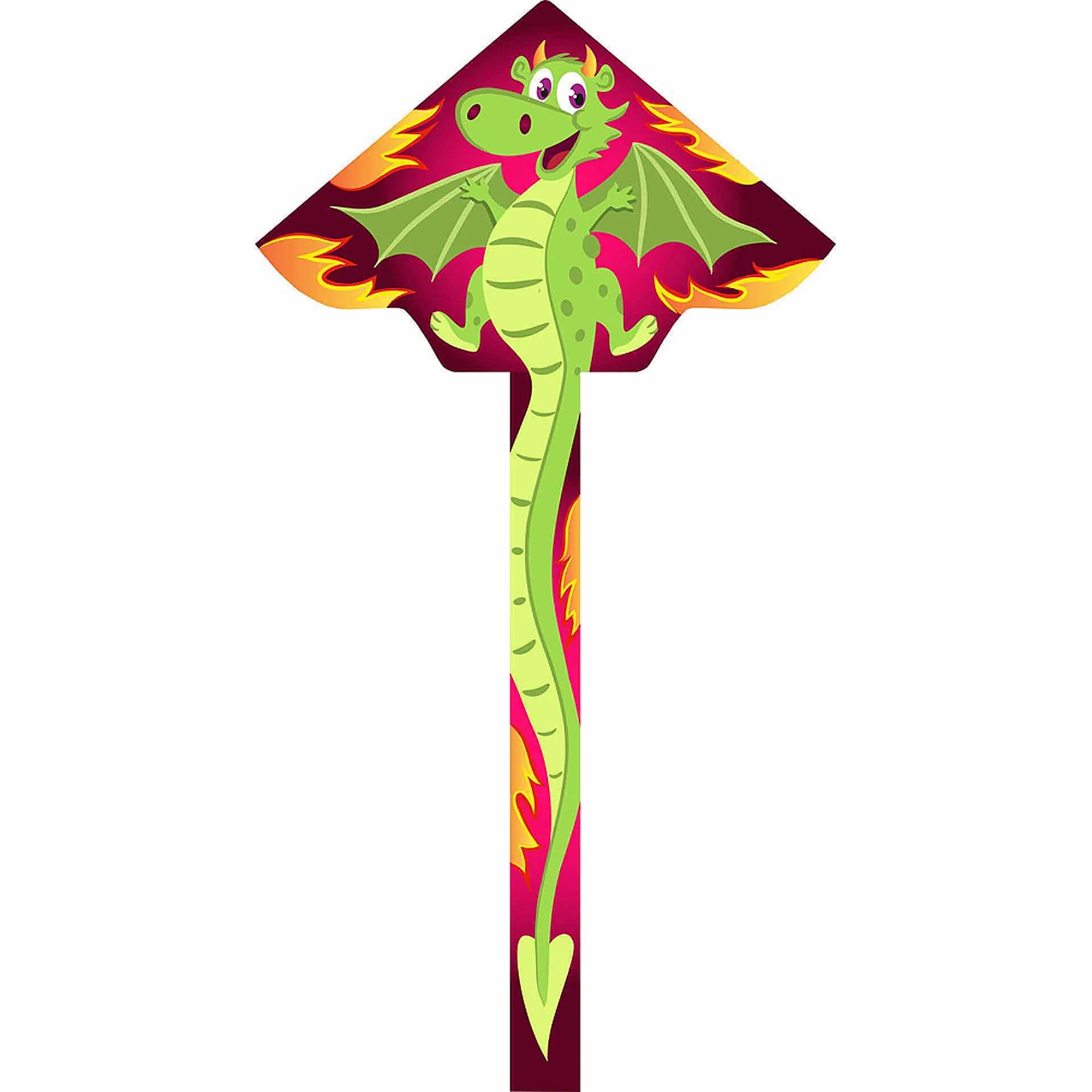 Sleek Simple Flyer Cinder - Vibrant Fun Wind Kite
