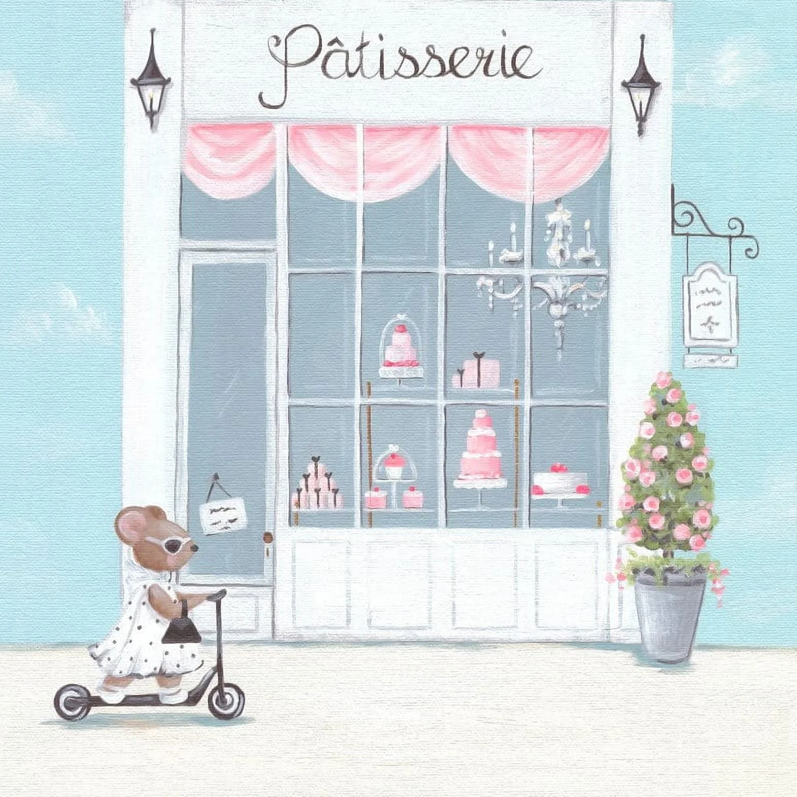 Oopsy Daisy's Little Patisserie Canvas Wall Art - 10x10