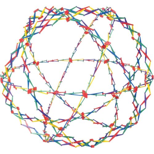 Hoberman Original Rainbow Sphere Expandable Play and Learn Kit - Image 3