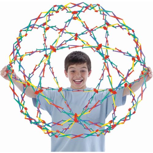 Hoberman Original Rainbow Sphere Expandable Play and Learn Kit - Image 4
