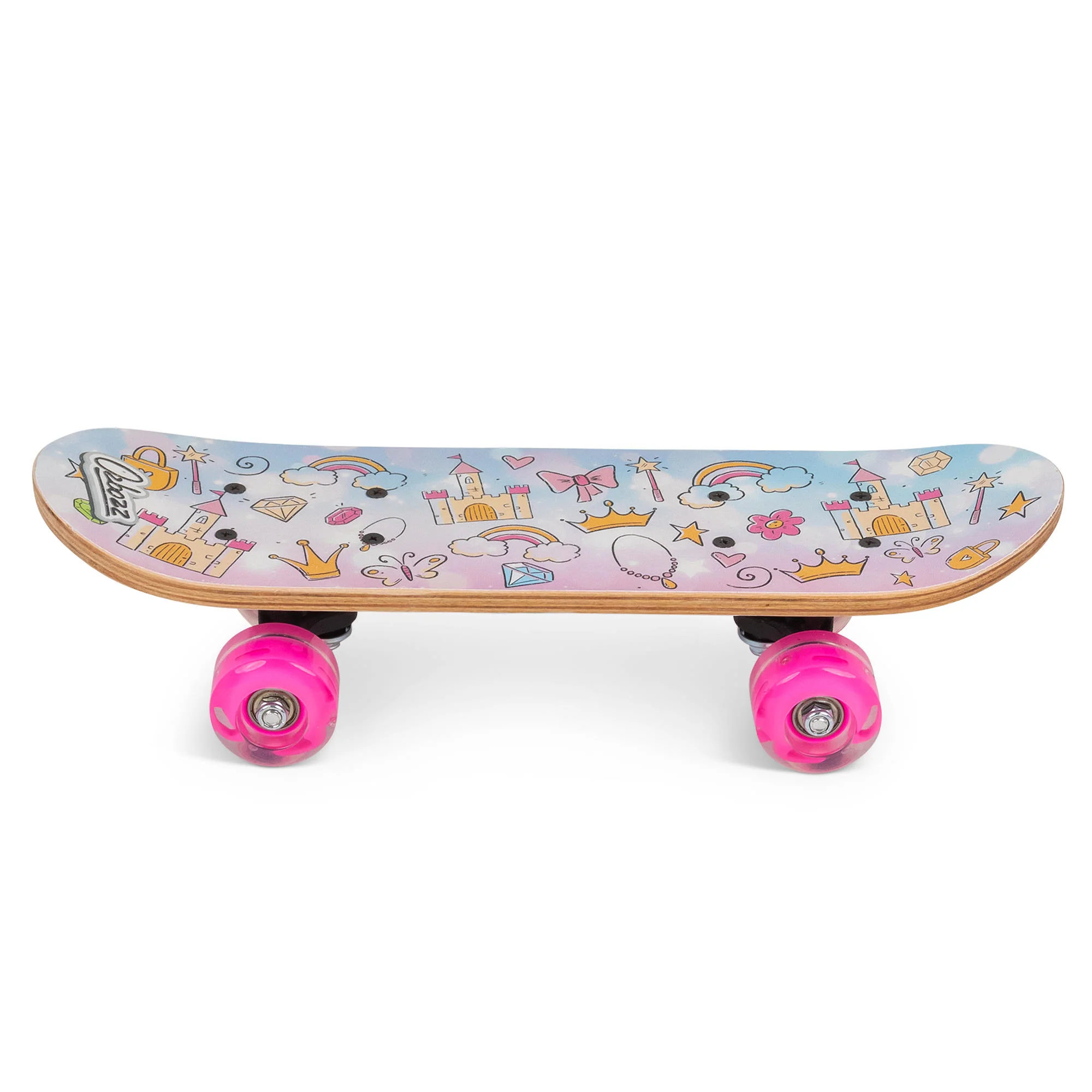 Ozbozz 17" Princess Skateboard - Dynamic Flashing Wheels & Wooden Deck - Image 3