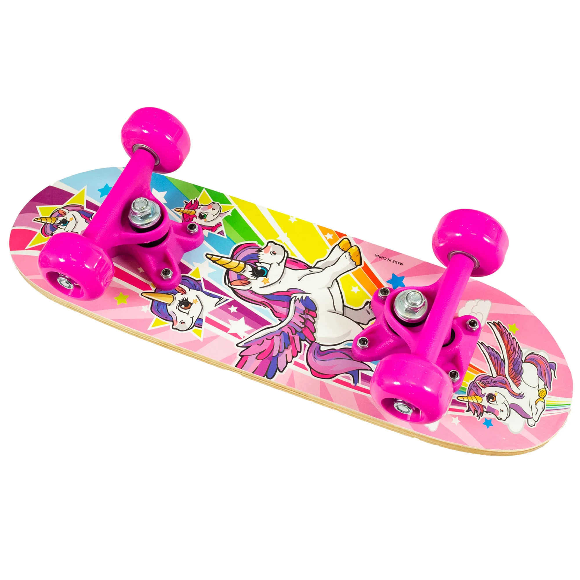 Ozbozz 17" Unicorn Skateboard with Flashing Wheels & Magical Design - Image 2