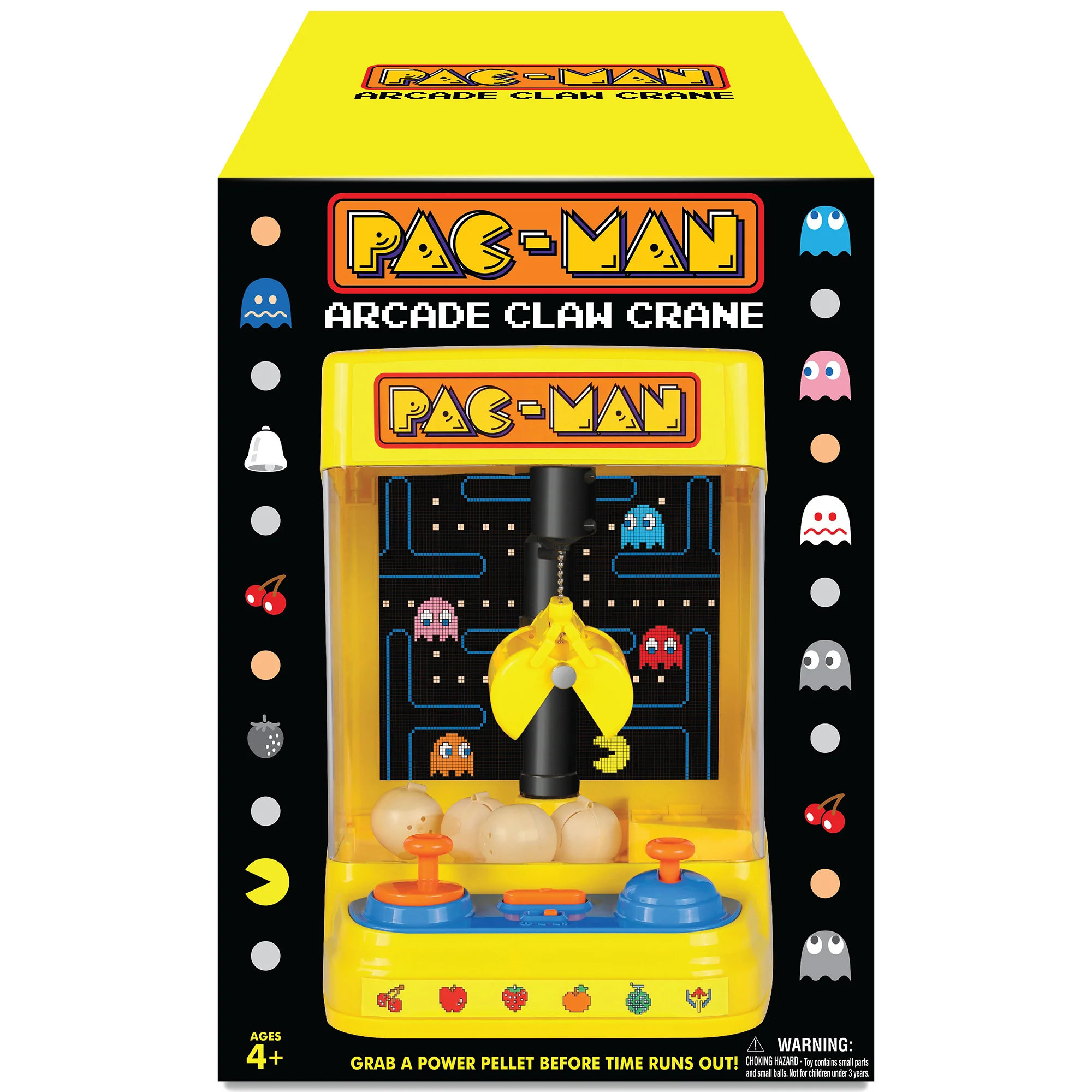 Pac-Man Tabletop Claw Crane Arcade Game With Lights And Sound