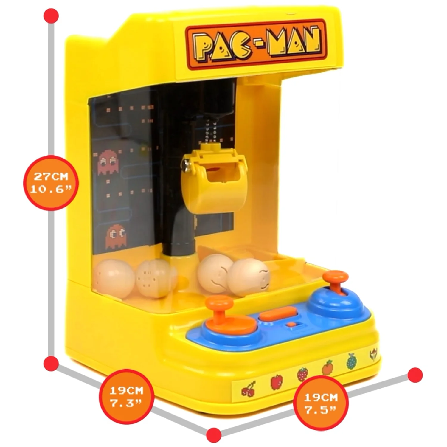 Pac-Man Tabletop Claw Crane Arcade Game With Lights And Sound - Image 5