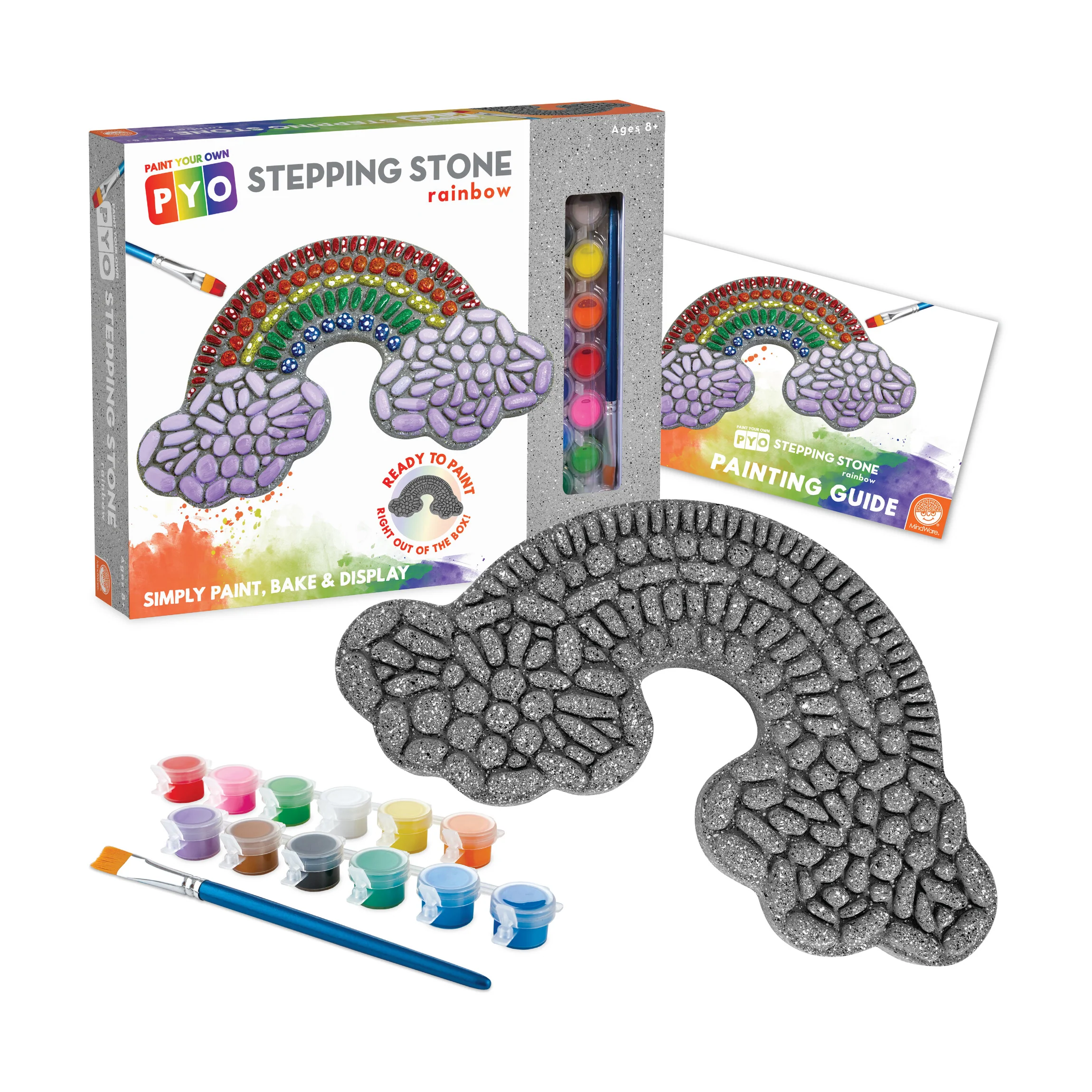 Creative Escapes Rainbow Stepping Stone Paint Kit - Multicolor - Image 4