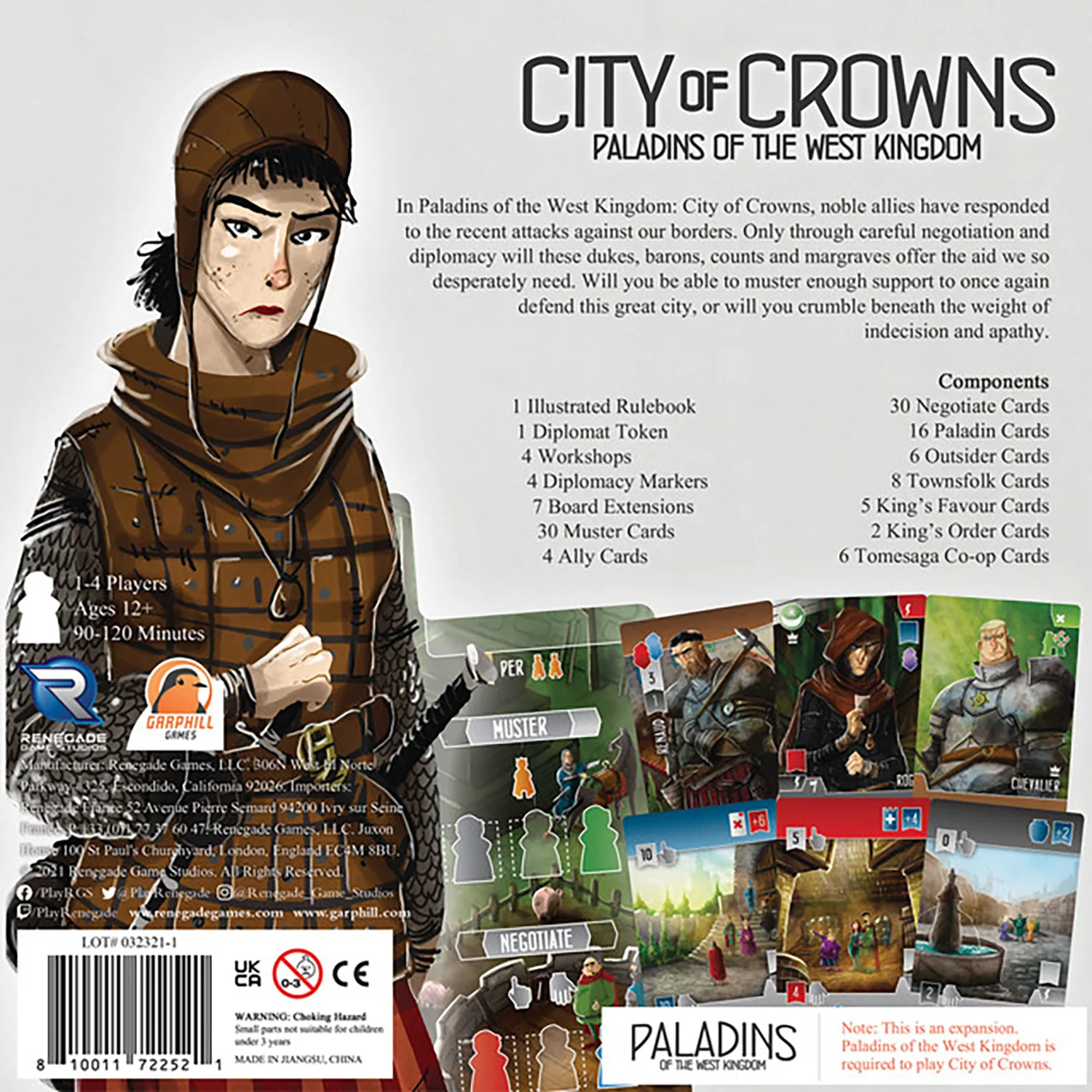 Paladins of the West Kingdom: City of Crowns Board Game Expansion - Image 2