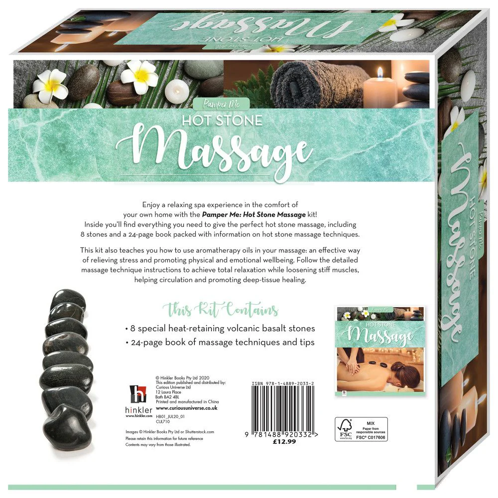 Pamper Me Ultimate Home Hot Stone Massage Kit - Image 3
