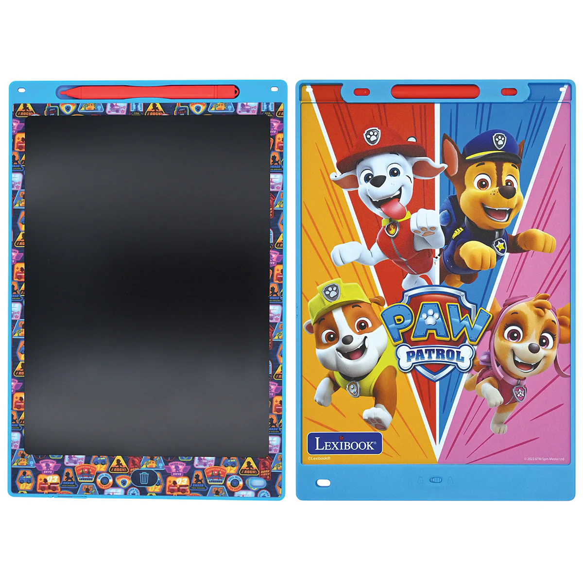 Paw Patrol 11’’ multicolor learning drawing E-ink tablet with stencils - Image 6