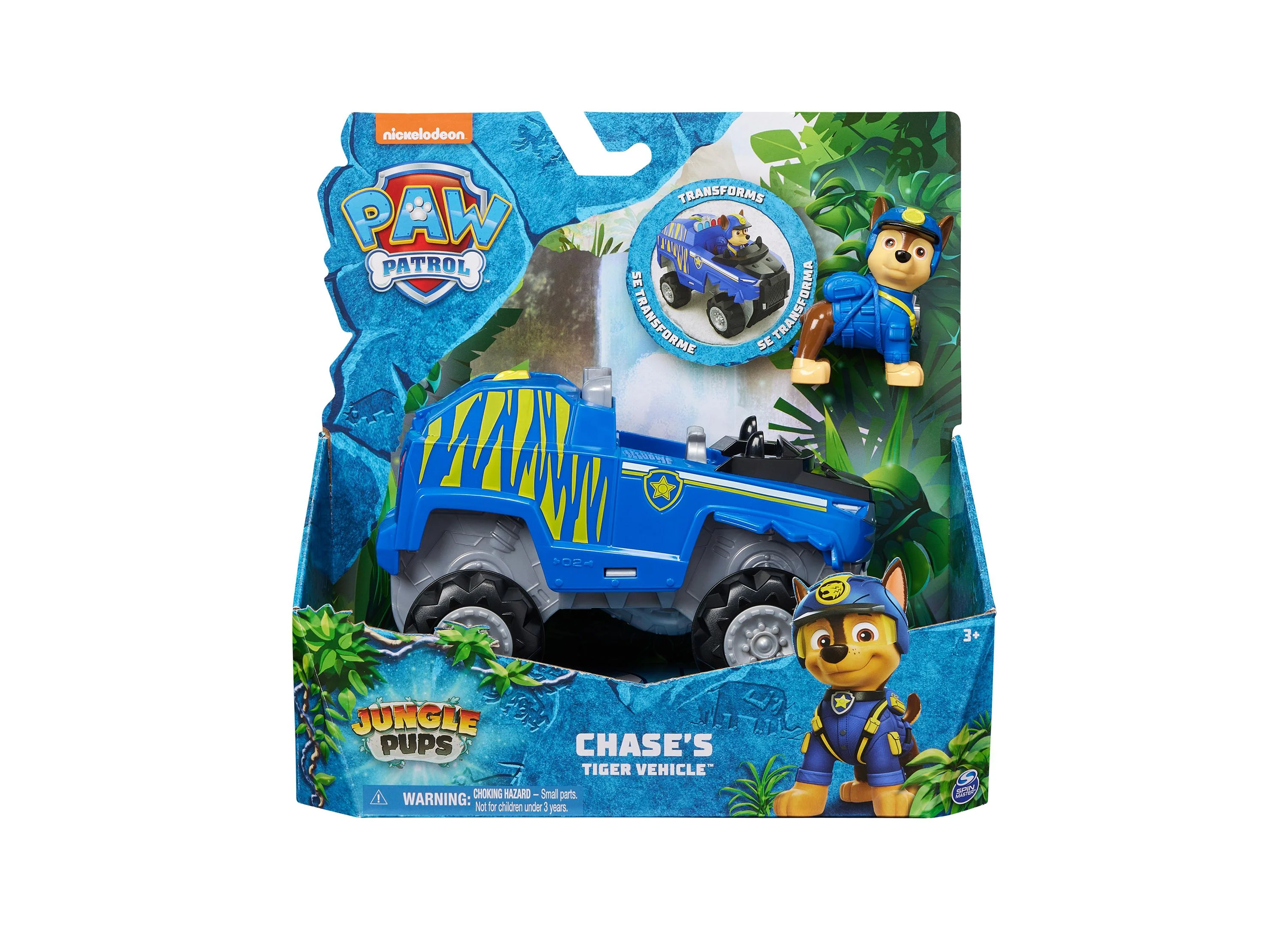 Paw Patrol Jungle Pups Chase Tiger Vehicle with Collectible Action Figure - Image 3