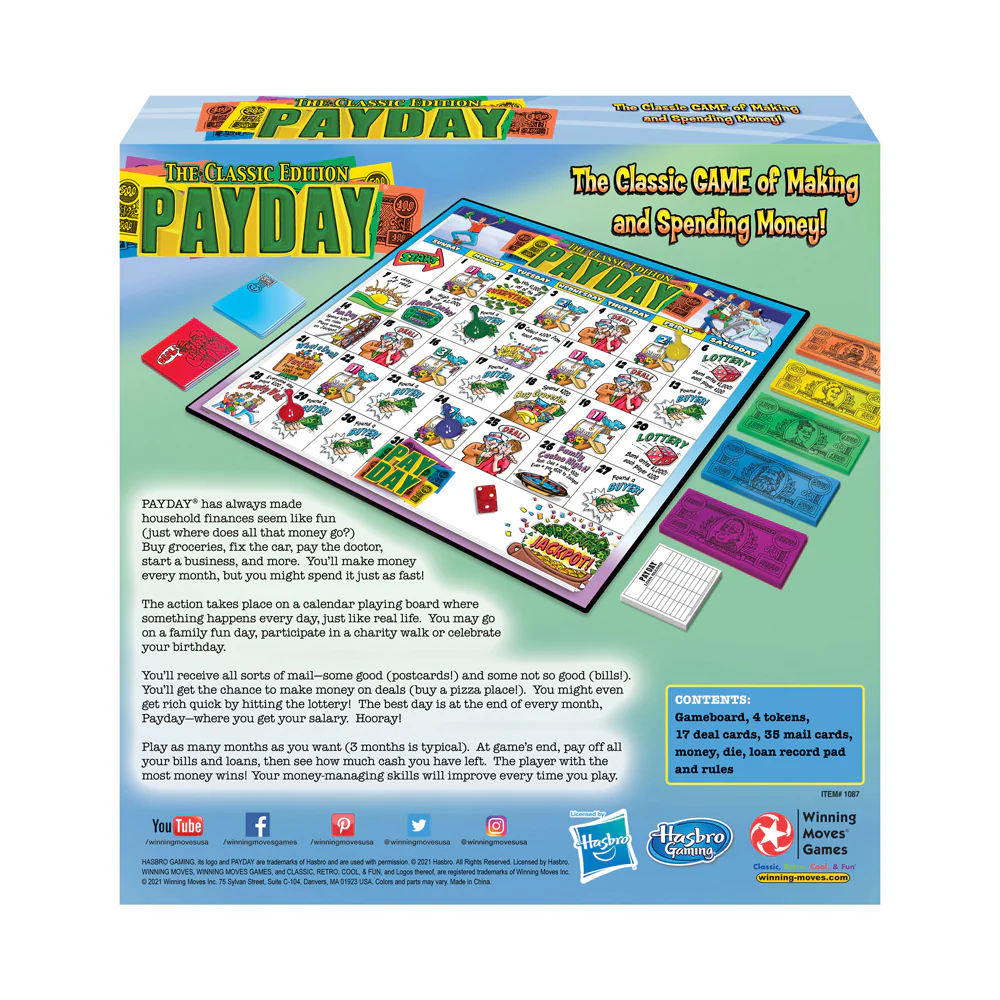 Pay Day Board Game by Winning Moves for Family Game Night - Image 3