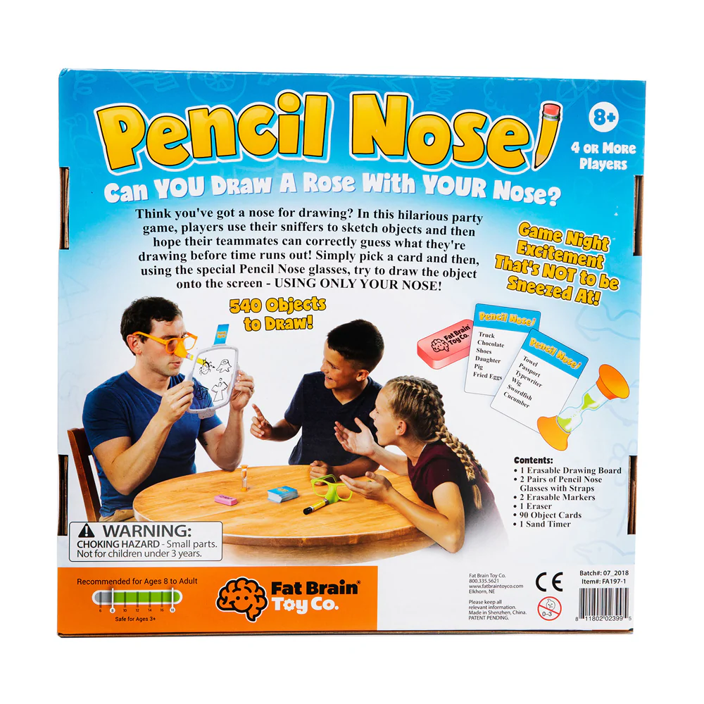Pencil Nose Family Drawing Game by Fat Brain Toy Co. - Image 2