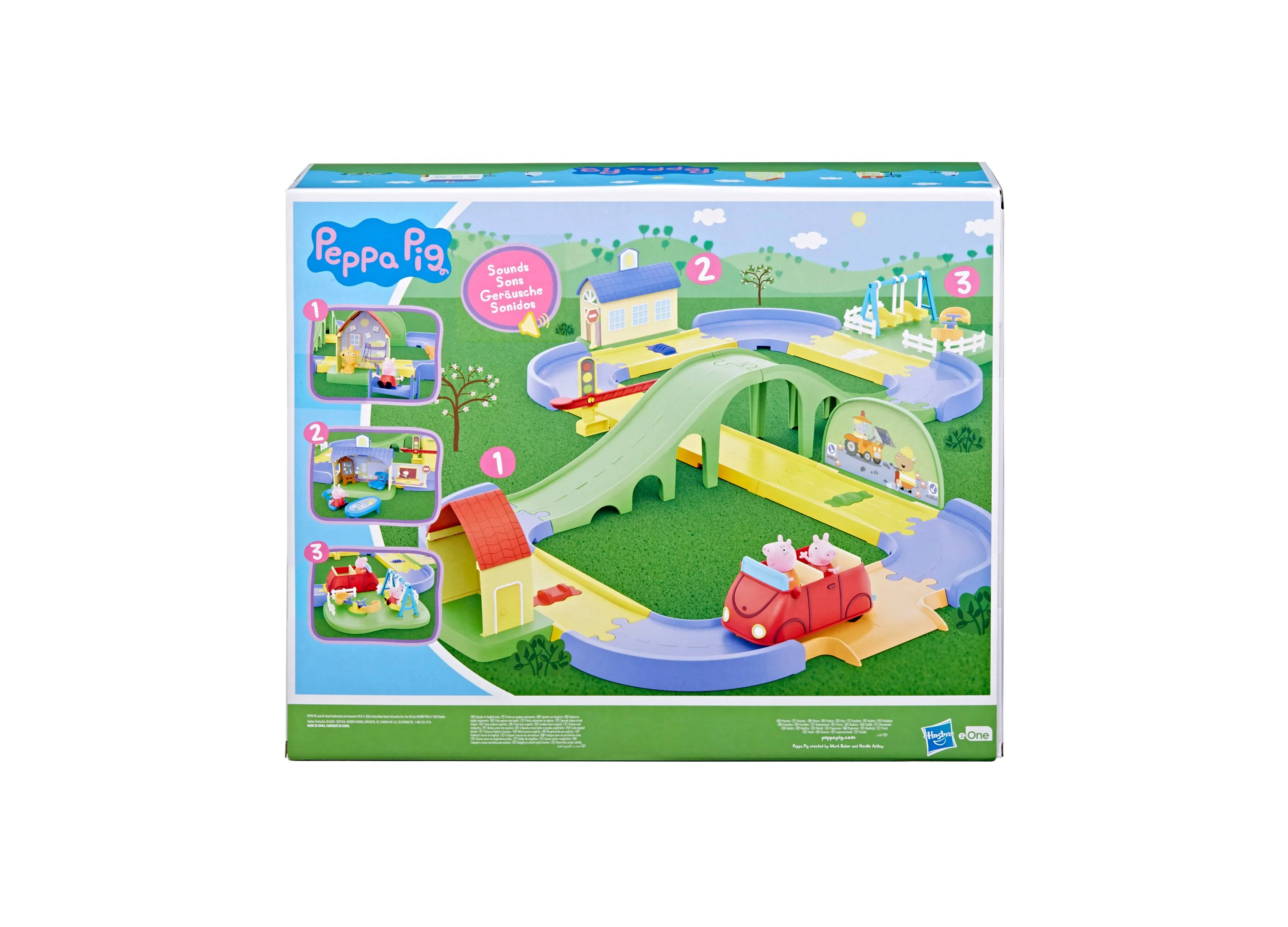 Peppa Pig Interactive Town Set with Adjustable Track and Sound Effects - Image 2