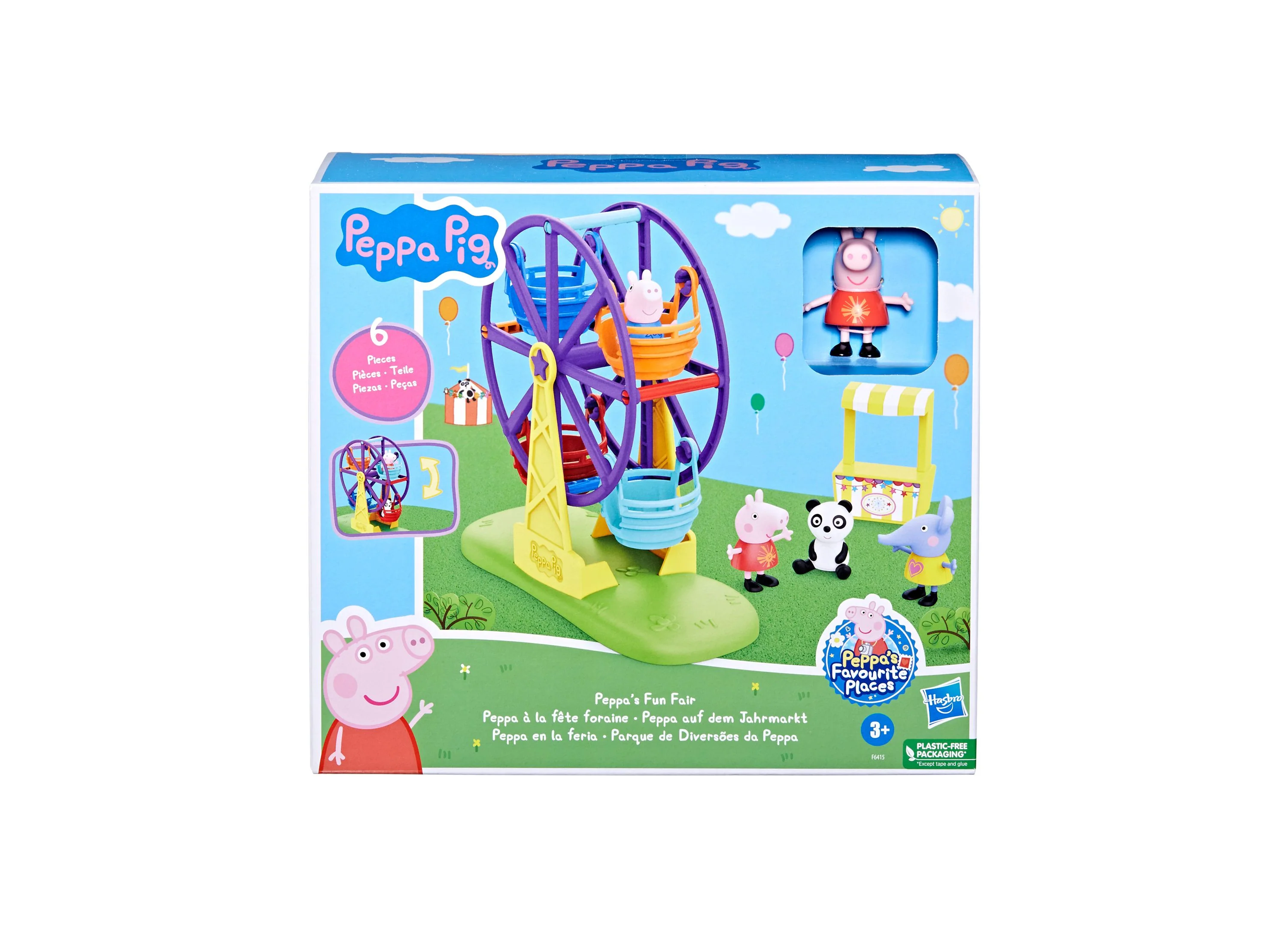 Peppa Pig Peppa's Fun Fair Playset with Spinning Ferris Wheel - Image 11
