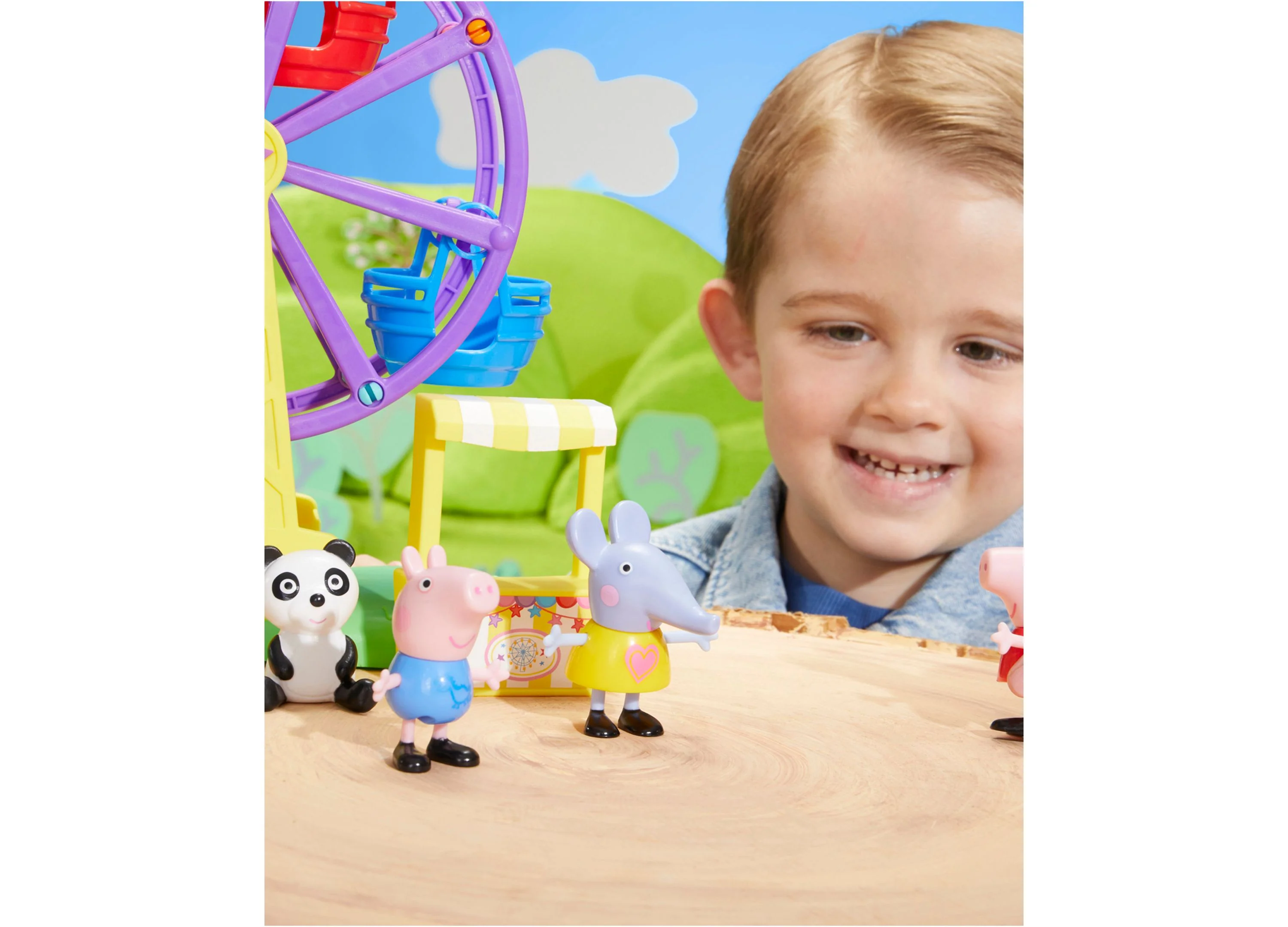 Peppa Pig Peppa's Fun Fair Playset with Spinning Ferris Wheel - Image 16