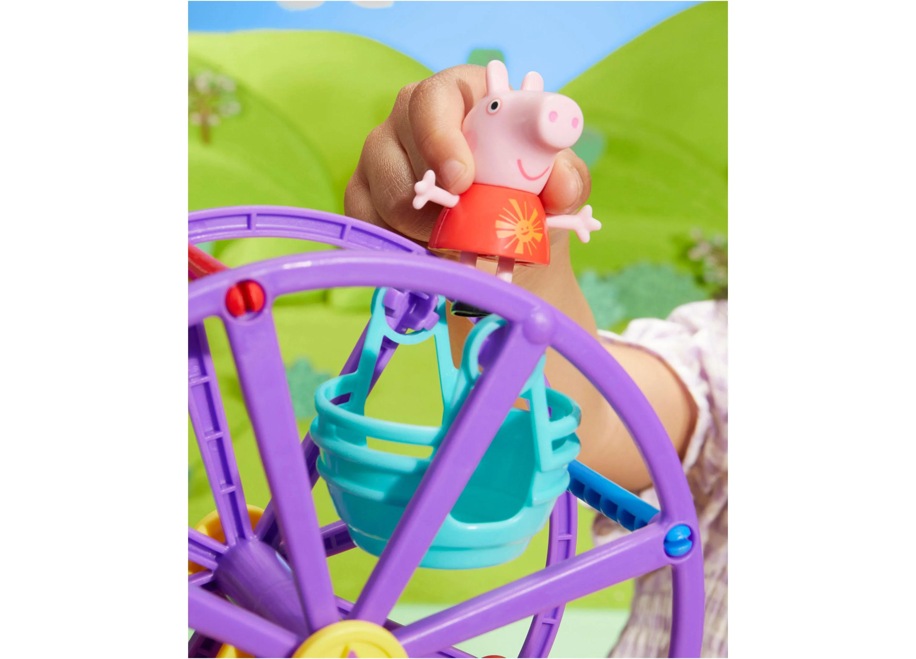 Peppa Pig Peppa's Fun Fair Playset with Spinning Ferris Wheel - Image 6