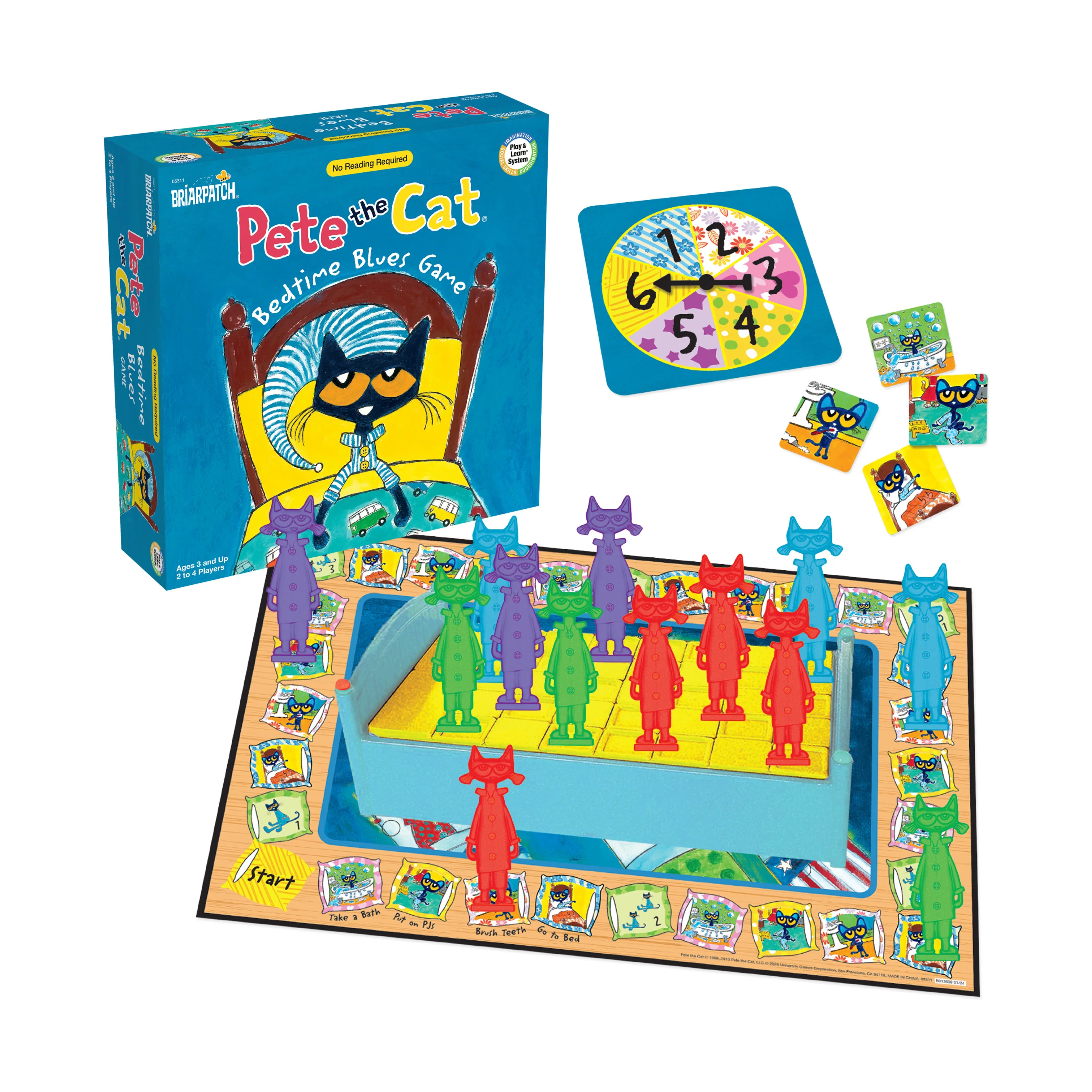 Pete the Cat Bedtime Blues Preschool Coordination Game - Image 4