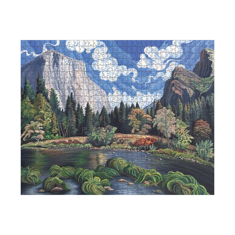 Phyllis Shafer Autumn in Yosemite Valley 1000-Piece Jigsaw Puzzle - Image 3