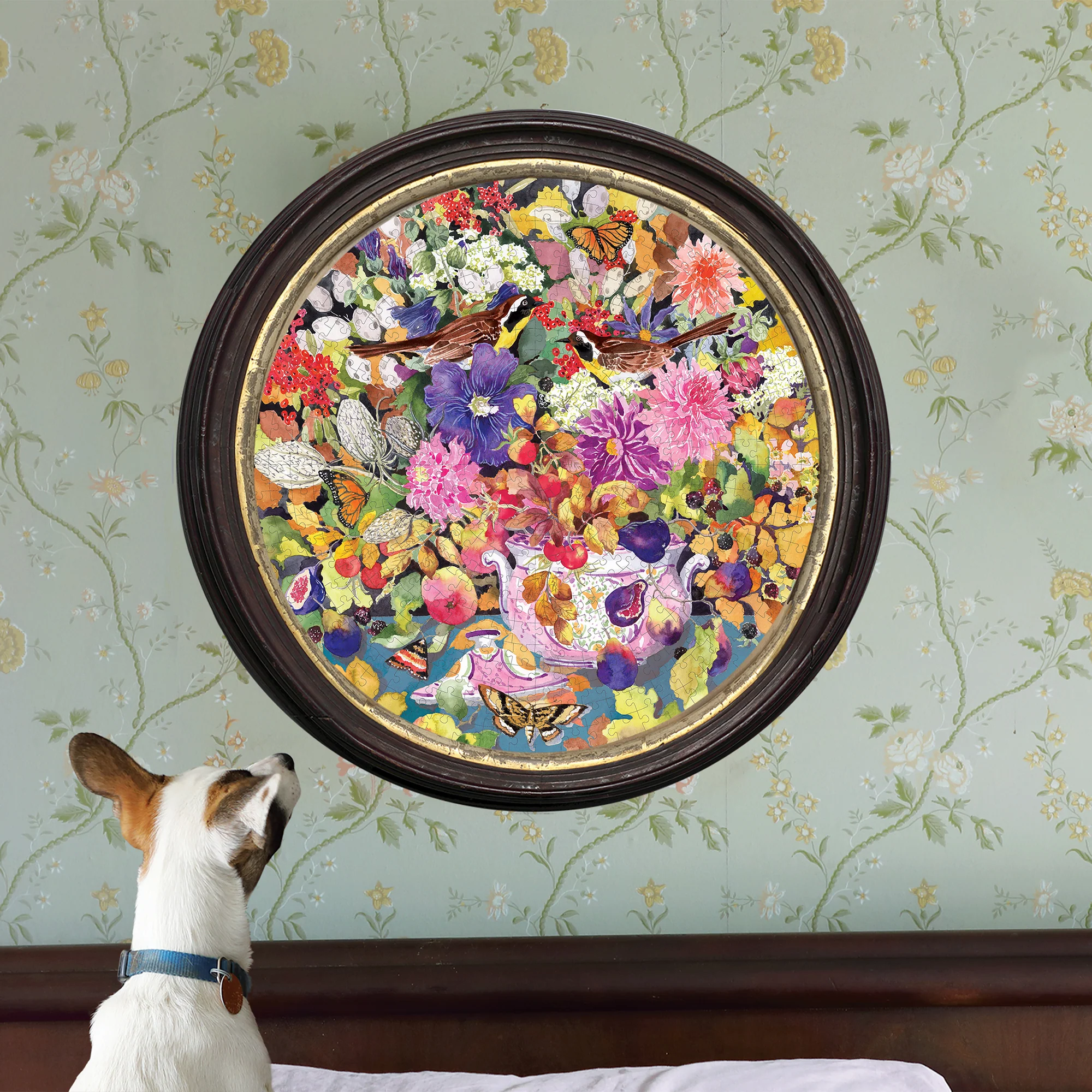 Piece&Love Autumn Bouquet - 500 pc Round Jigsaw Puzzle - Image 4