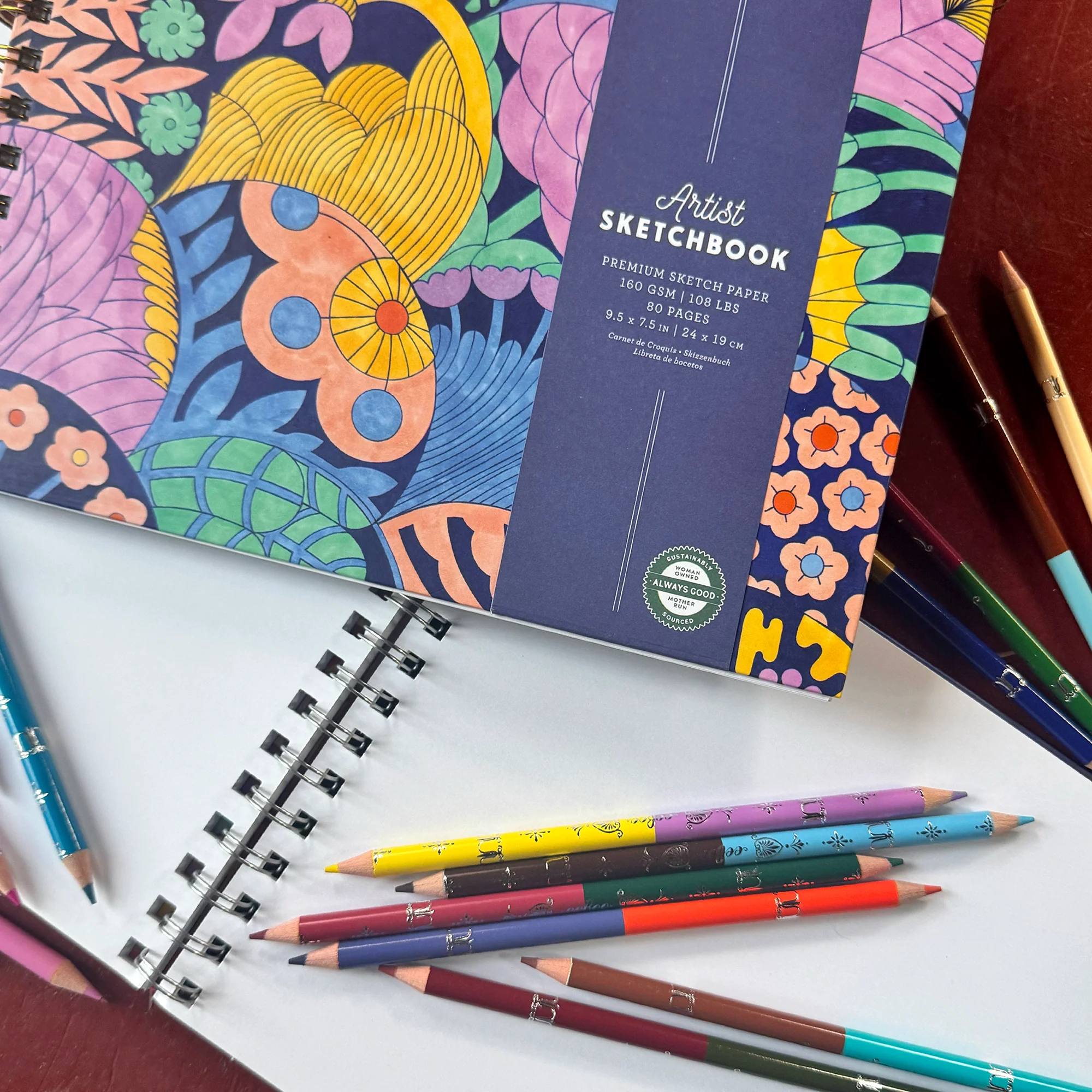 Piece&Love: Double-Sided Colored Pencils - Cecilia's - 25pc Set - Image 4