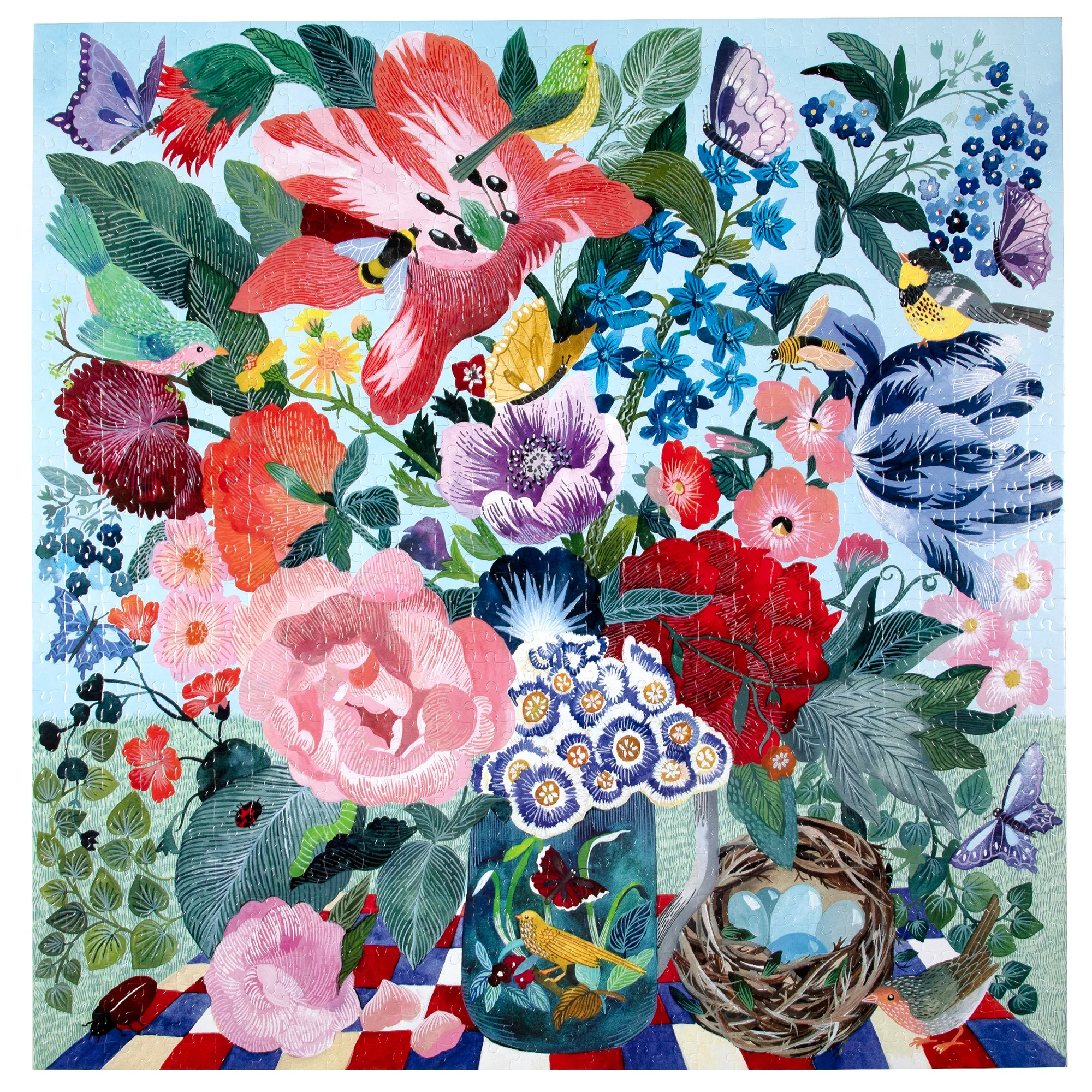 Piece&Love Spring Bouquet Jigsaw Puzzle - 1000 pc - Image 2