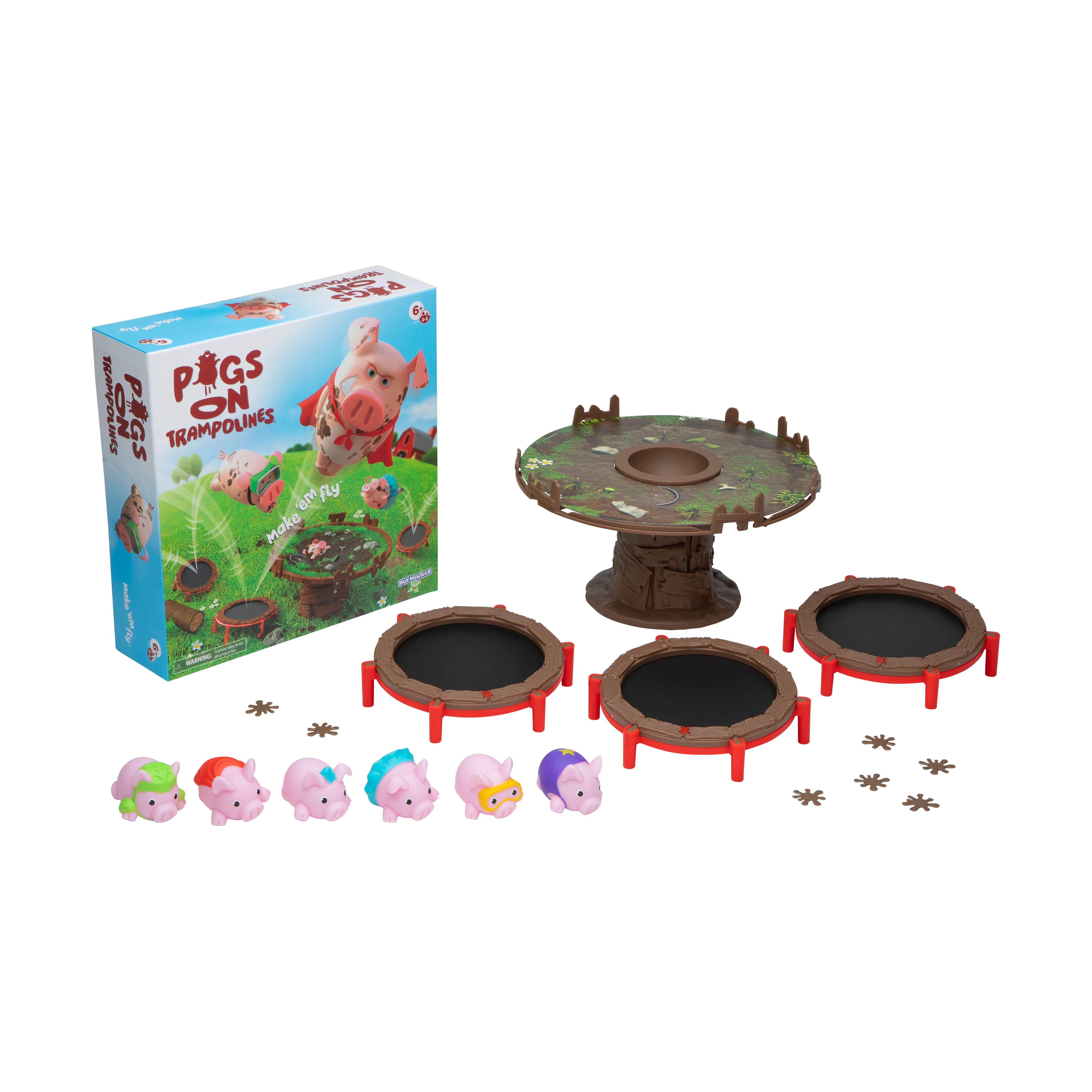 Pigs on Trampolines Bouncing Game - Image 3