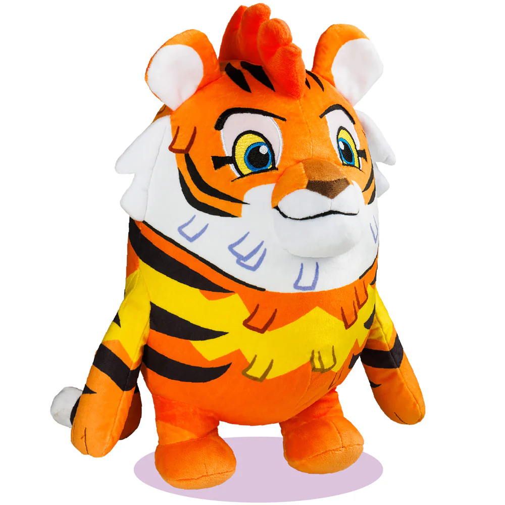 Piñata Smashlings Series 1 Mo the Tiger 12 inch Plush Toy with Digital Game Code