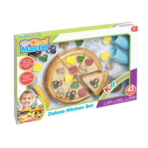 Chef's Delight Pizza Play Set - 43 Piece - Image 2