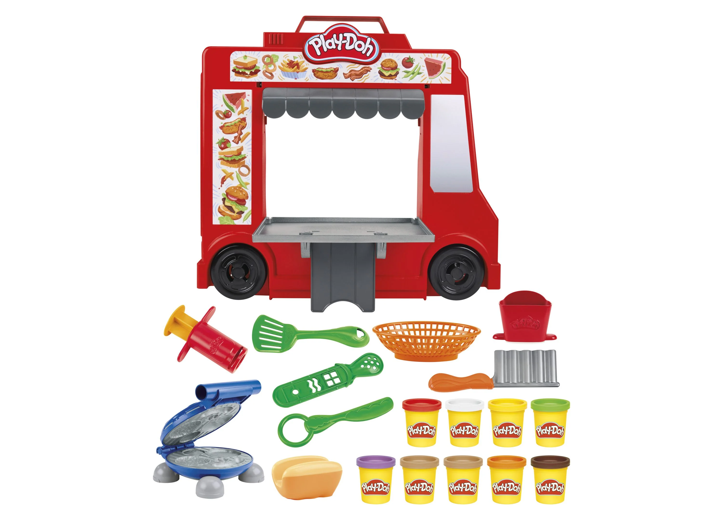Play-Doh Burger Truck Creations Playset - Culinary Art Fun - Image 11