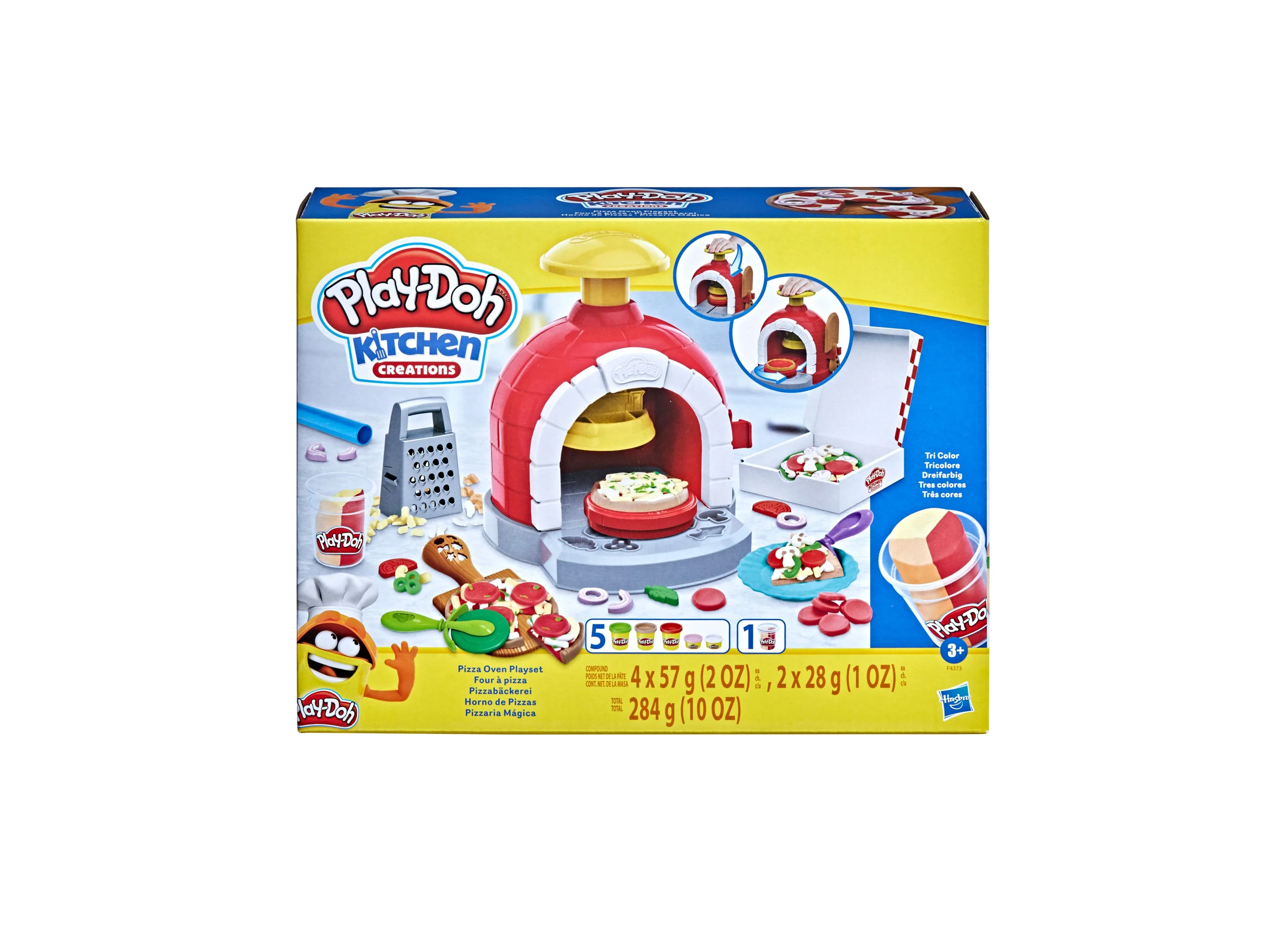 Play-Doh Kitchen Creations Deluxe Pizza Oven Playset - 14 Pieces - Image 4