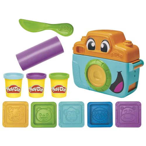 Play-Doh Photo Fun Animal Portrait Set with Pretend Camera - Image 4