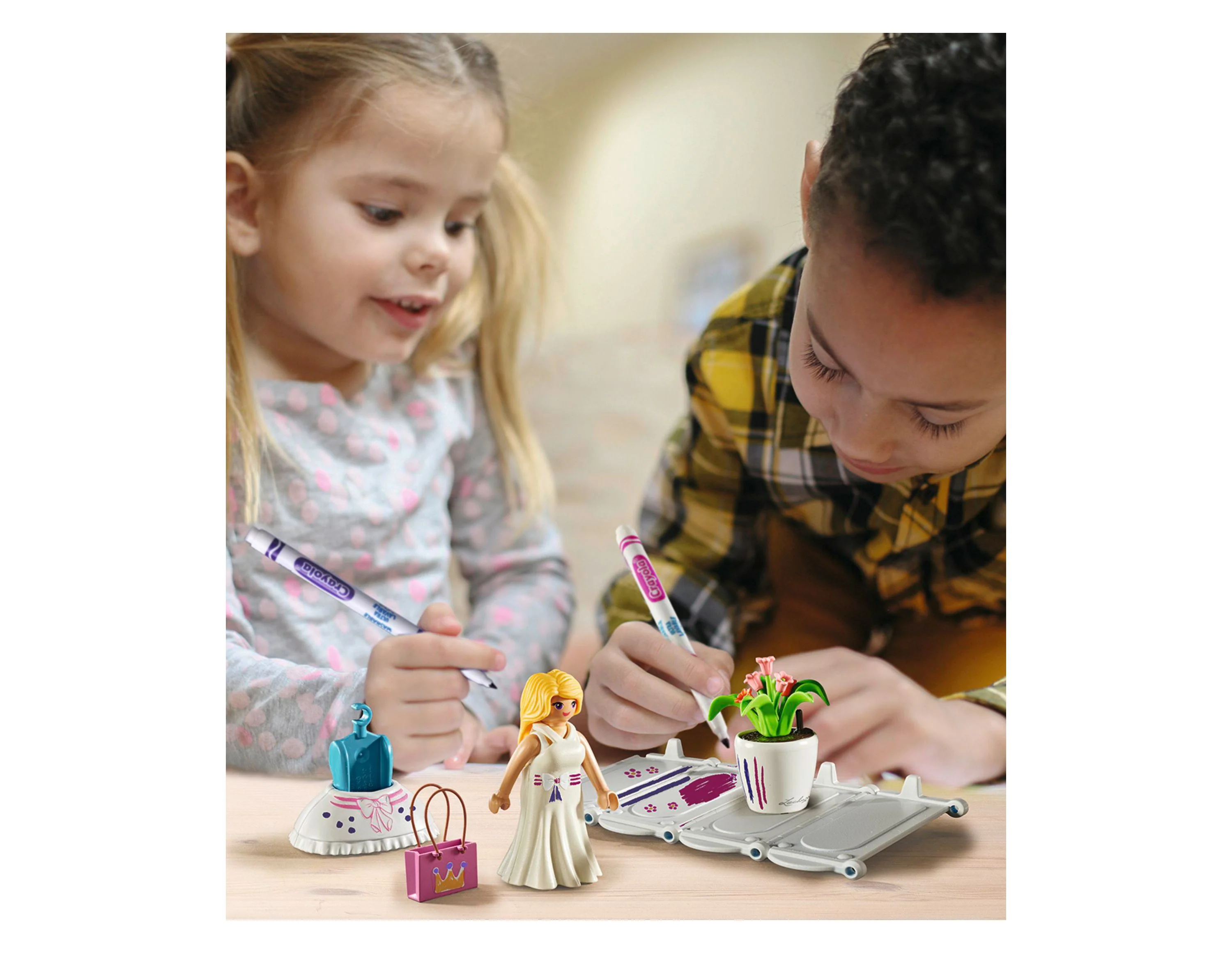 PLAYMOBIL Crayola Color & Style Fashion Boutique Playset - Image 6