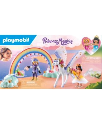 PLAYMOBIL Princess Magic Pegasus with Rainbow Care Set, 85 Pieces - Image 3